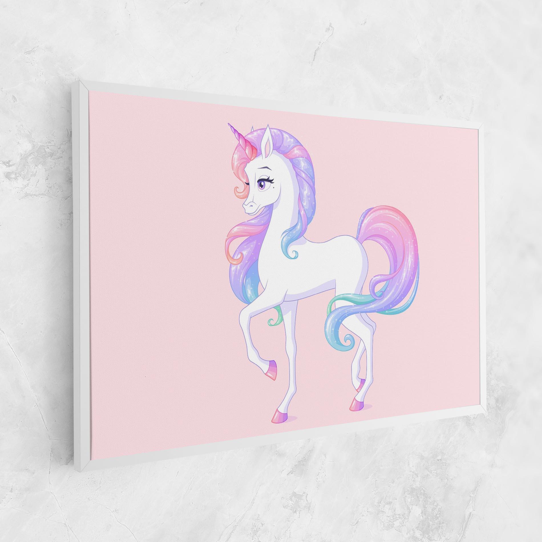 Tablou Canvas Beautiful Unicorn mockup 1
