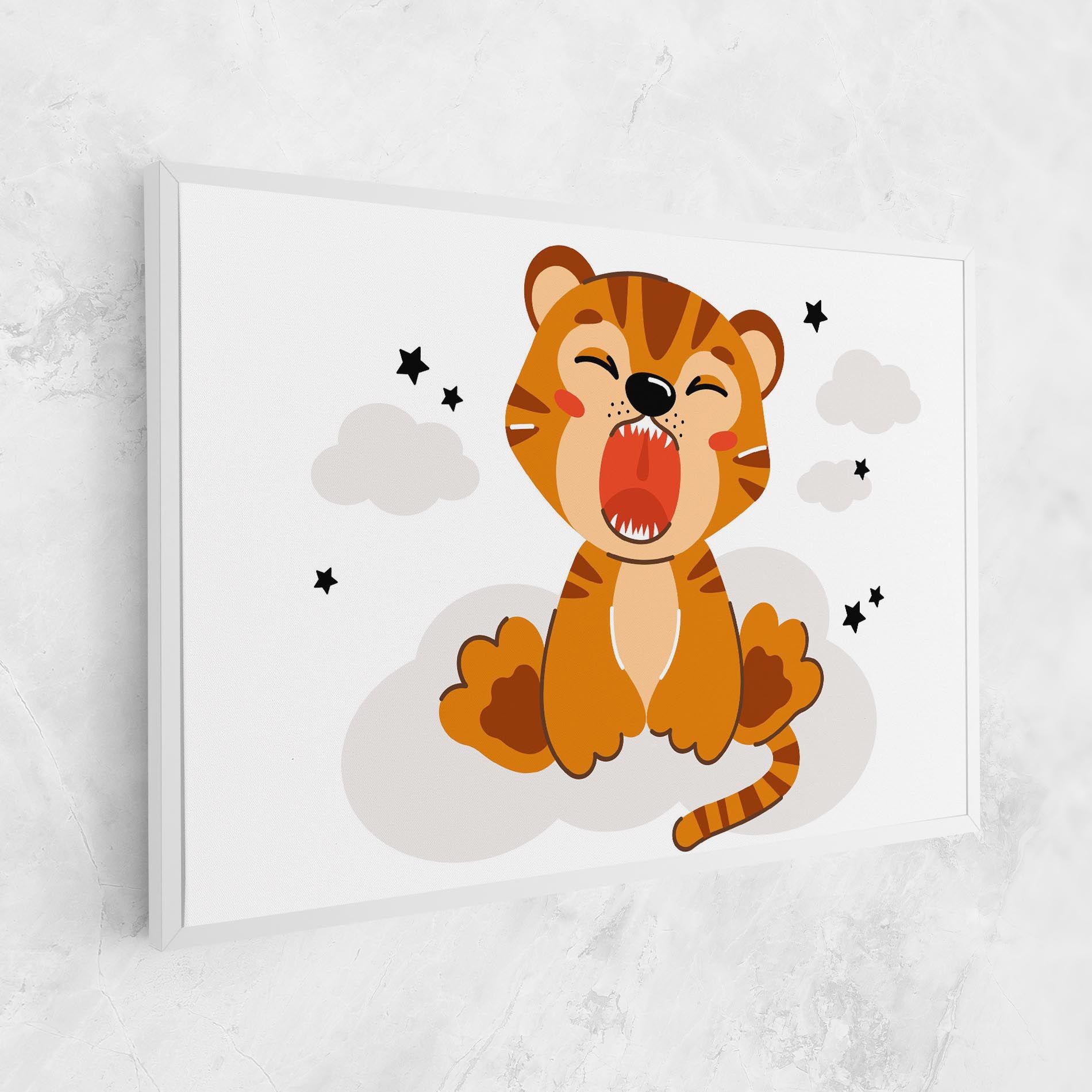 Cute Sleepy Tiger mockup 1