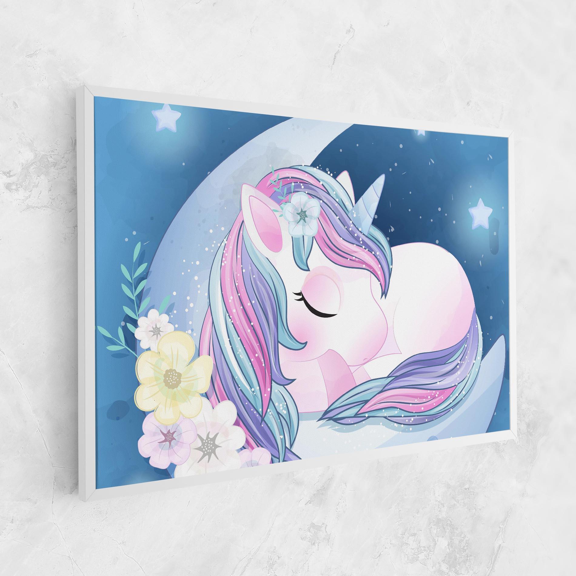 Tablou Canvas Moon Unicorn mockup 1