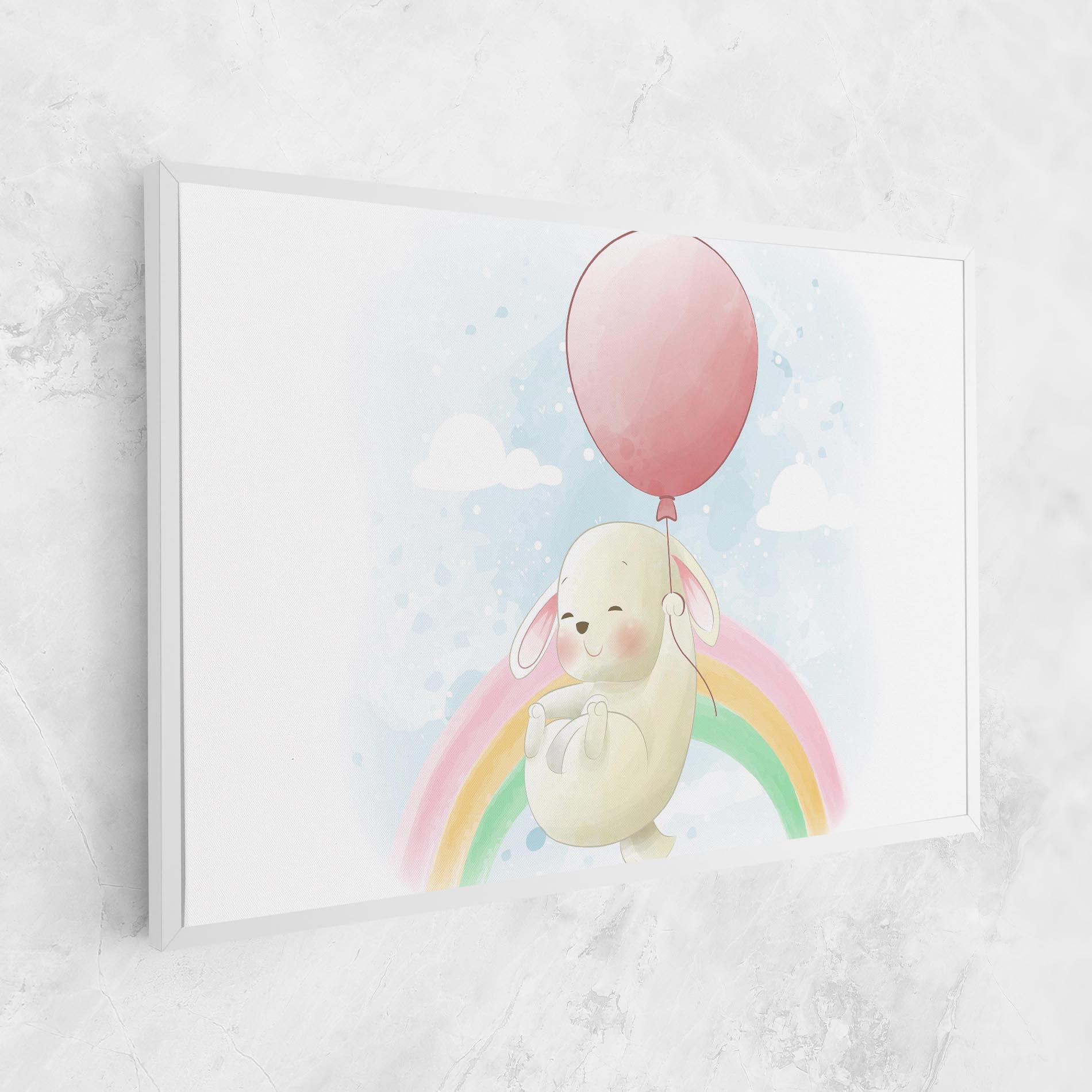 Tablou Canvas Rainbow Bunny Art mockup 1