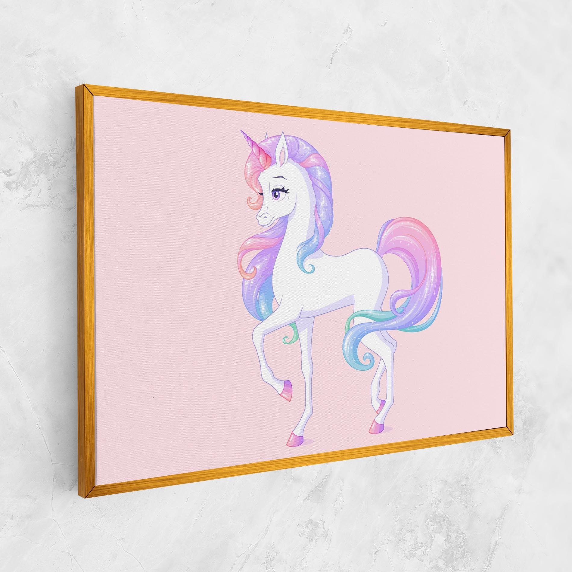 Tablou Canvas Beautiful Unicorn mockup 1