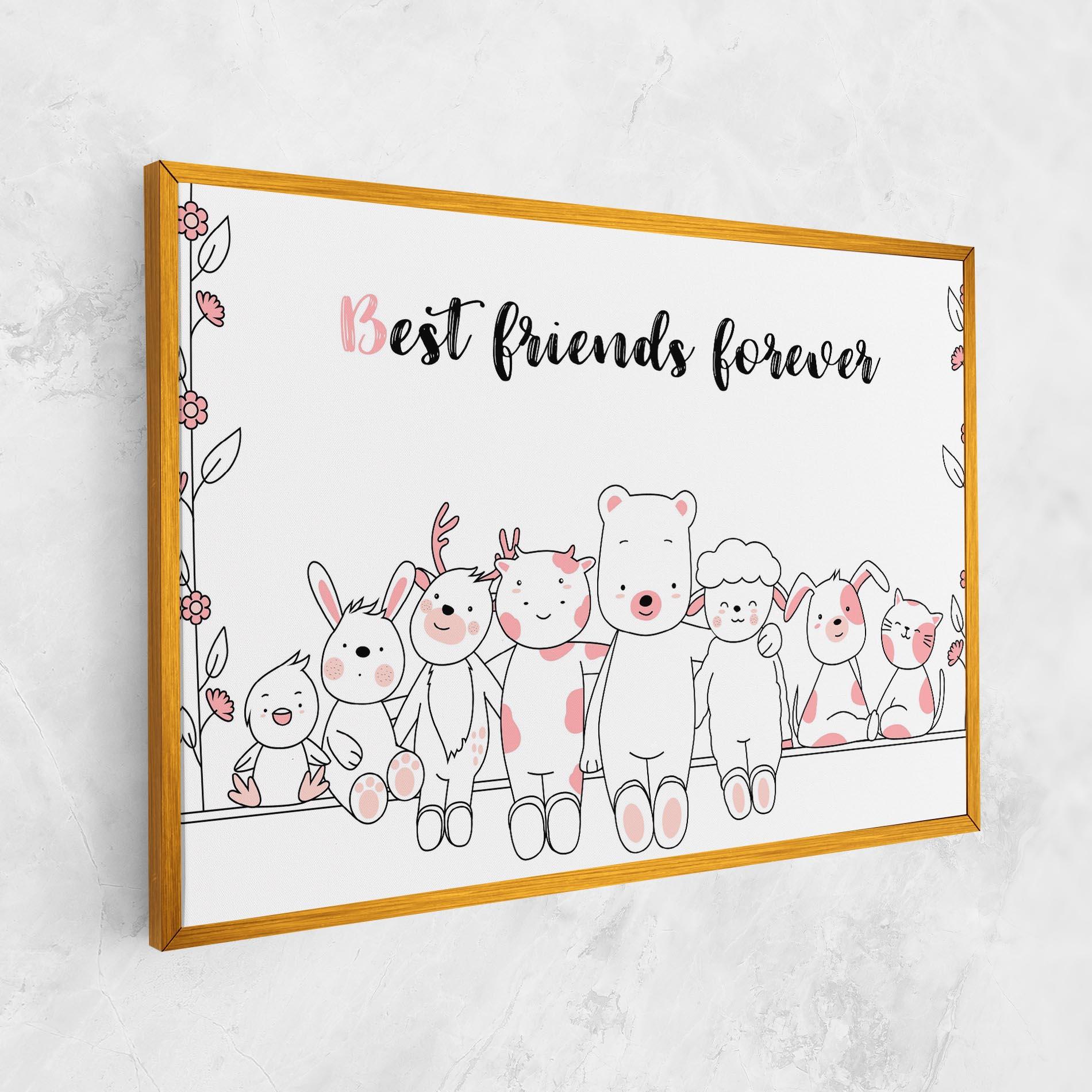 Tablou Canvas Friends Forever mockup 1