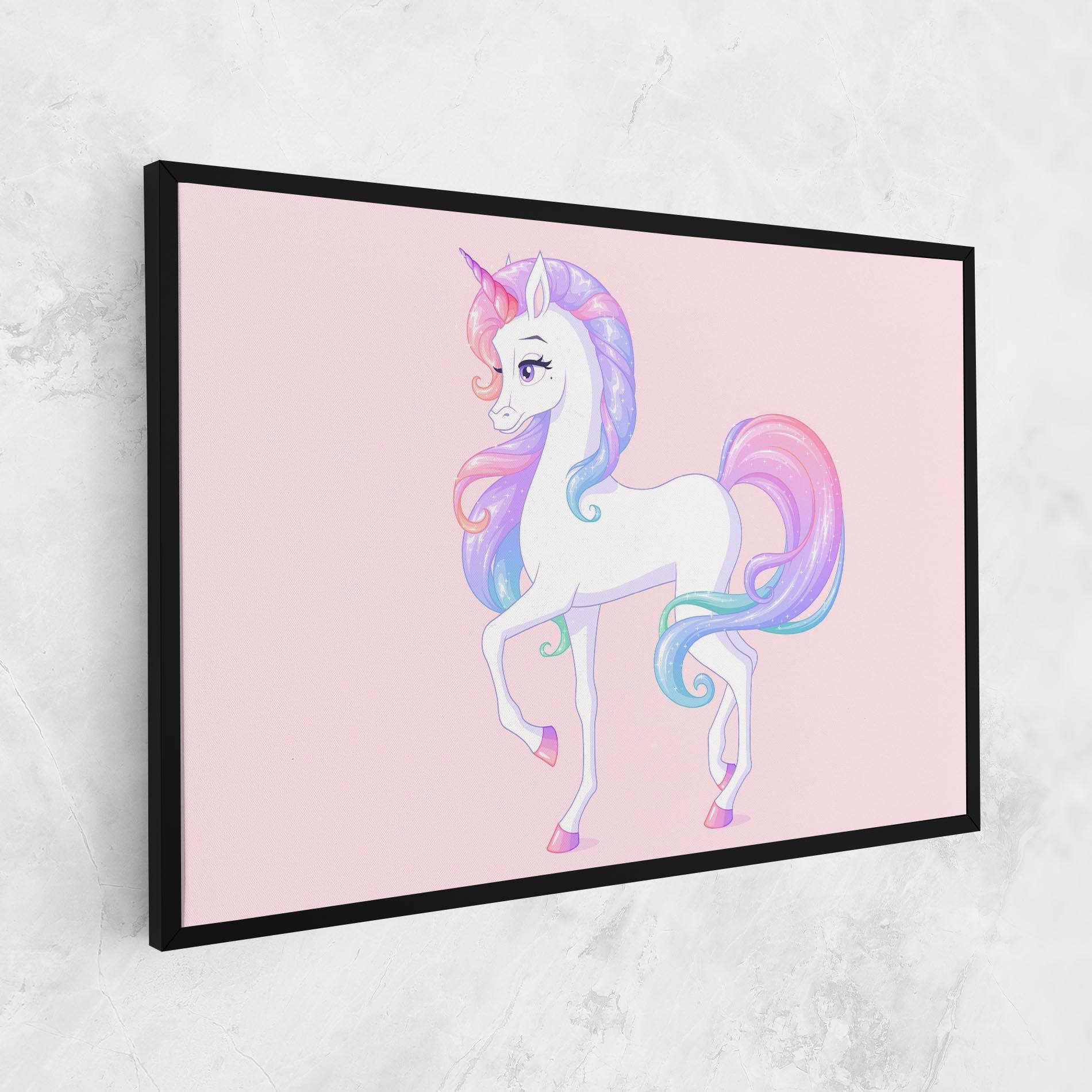 Tablou Canvas Beautiful Unicorn mockup 1