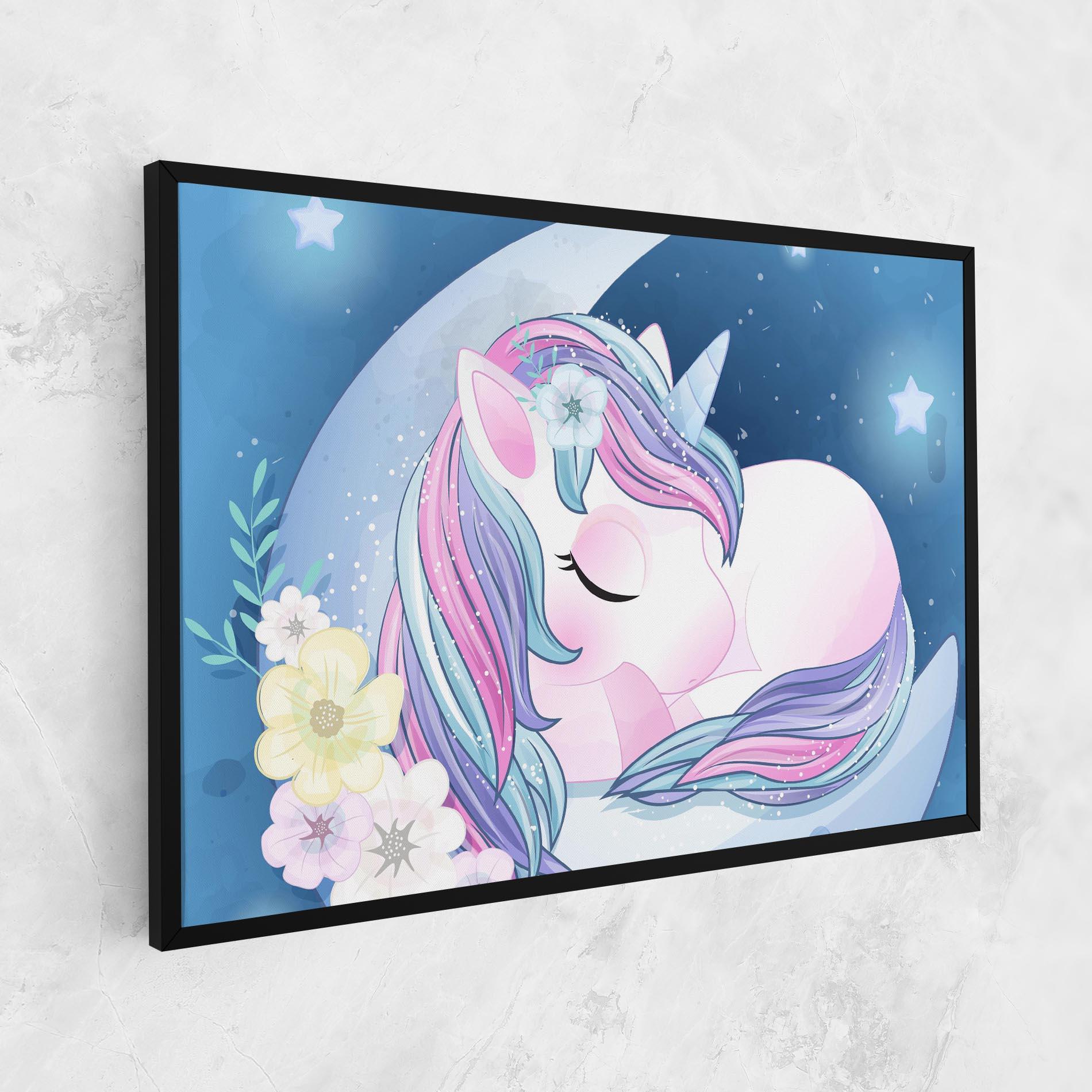Tablou Canvas Moon Unicorn mockup 1