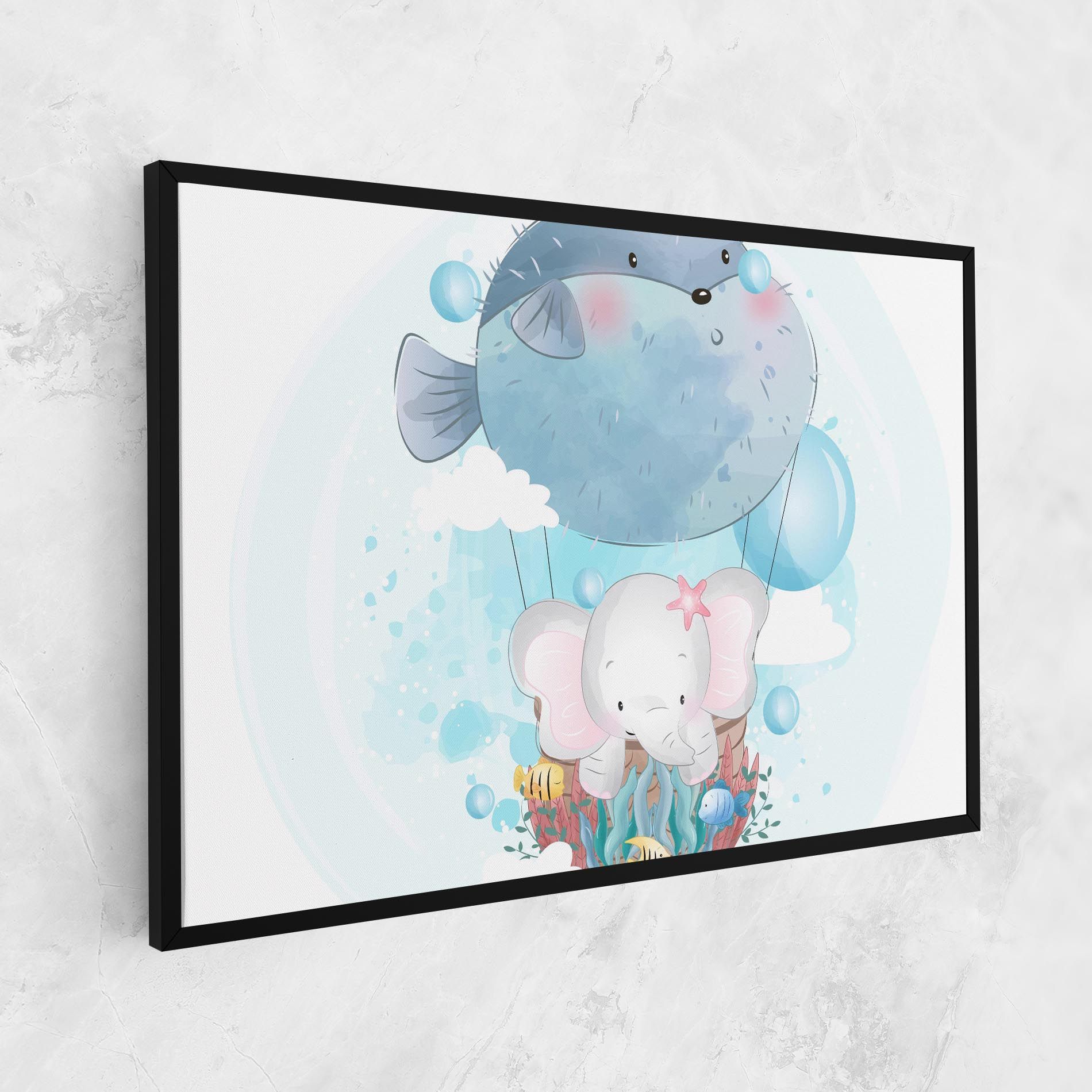 Swiming Elephant mockup 1