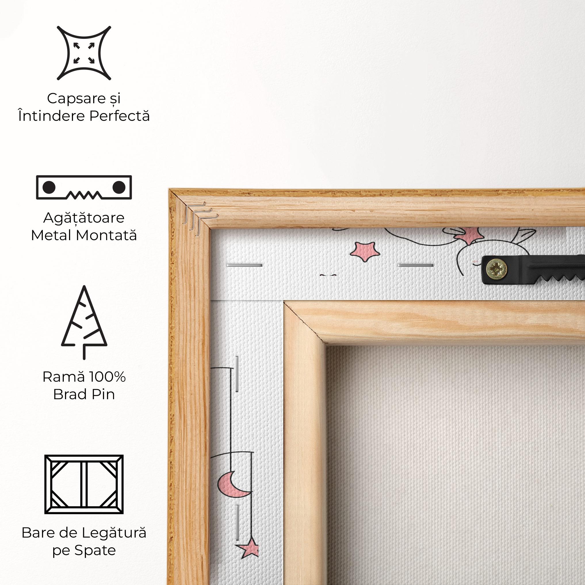 Tablou Canvas Be Happy Day mockup 5