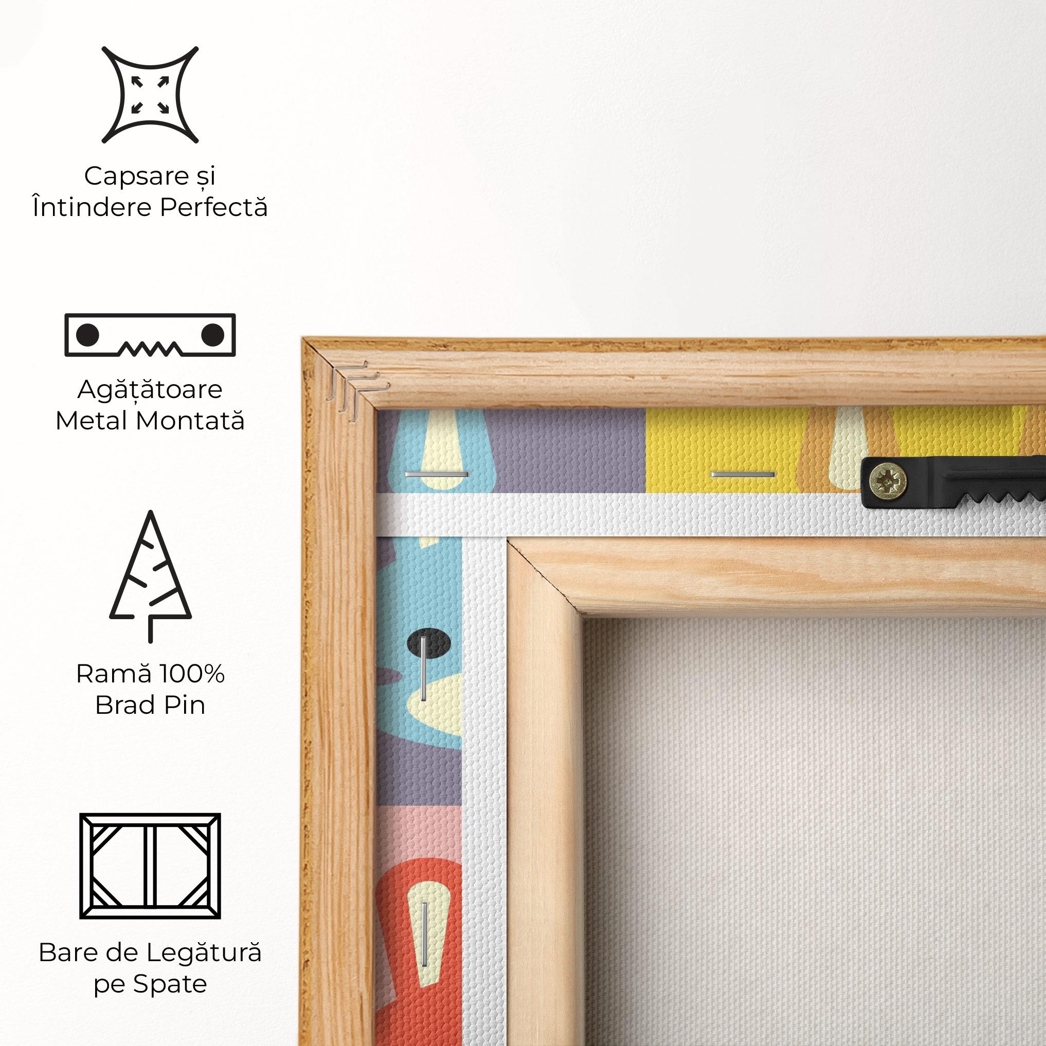 Tablou Canvas Bunny Colors mockup 5