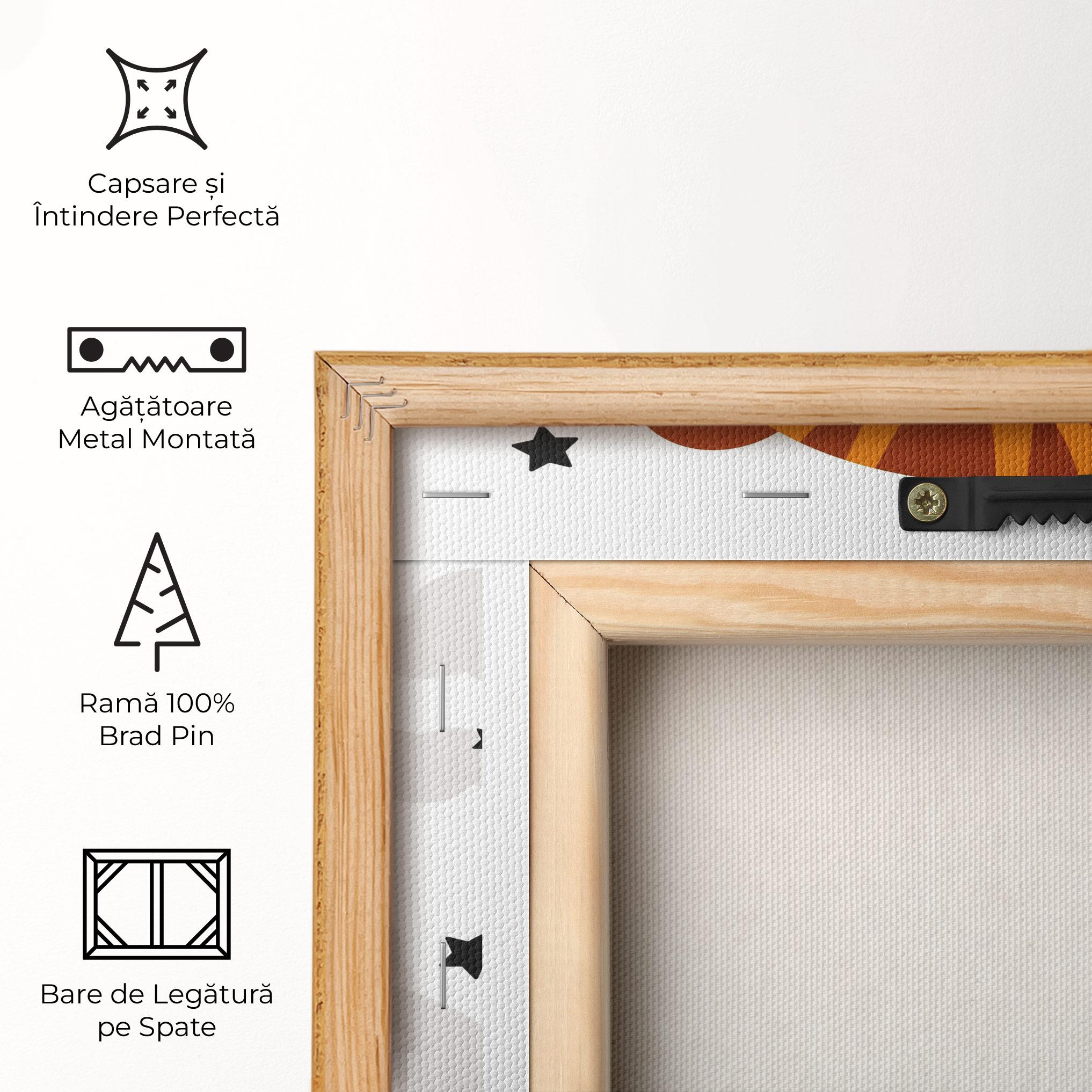 Tablou Canvas Cute Sleepy Tiger mockup 5