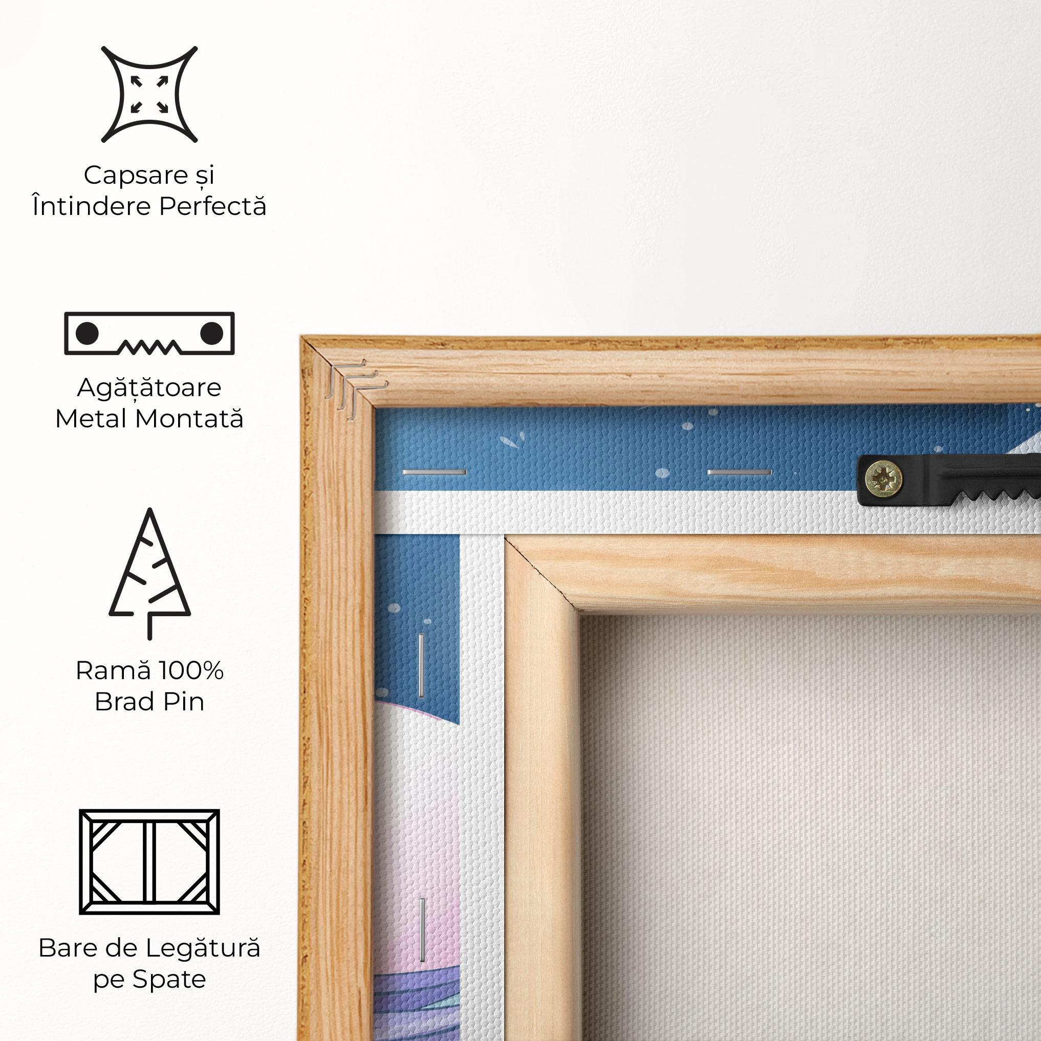 Tablou Canvas Moon Unicorn mockup 5