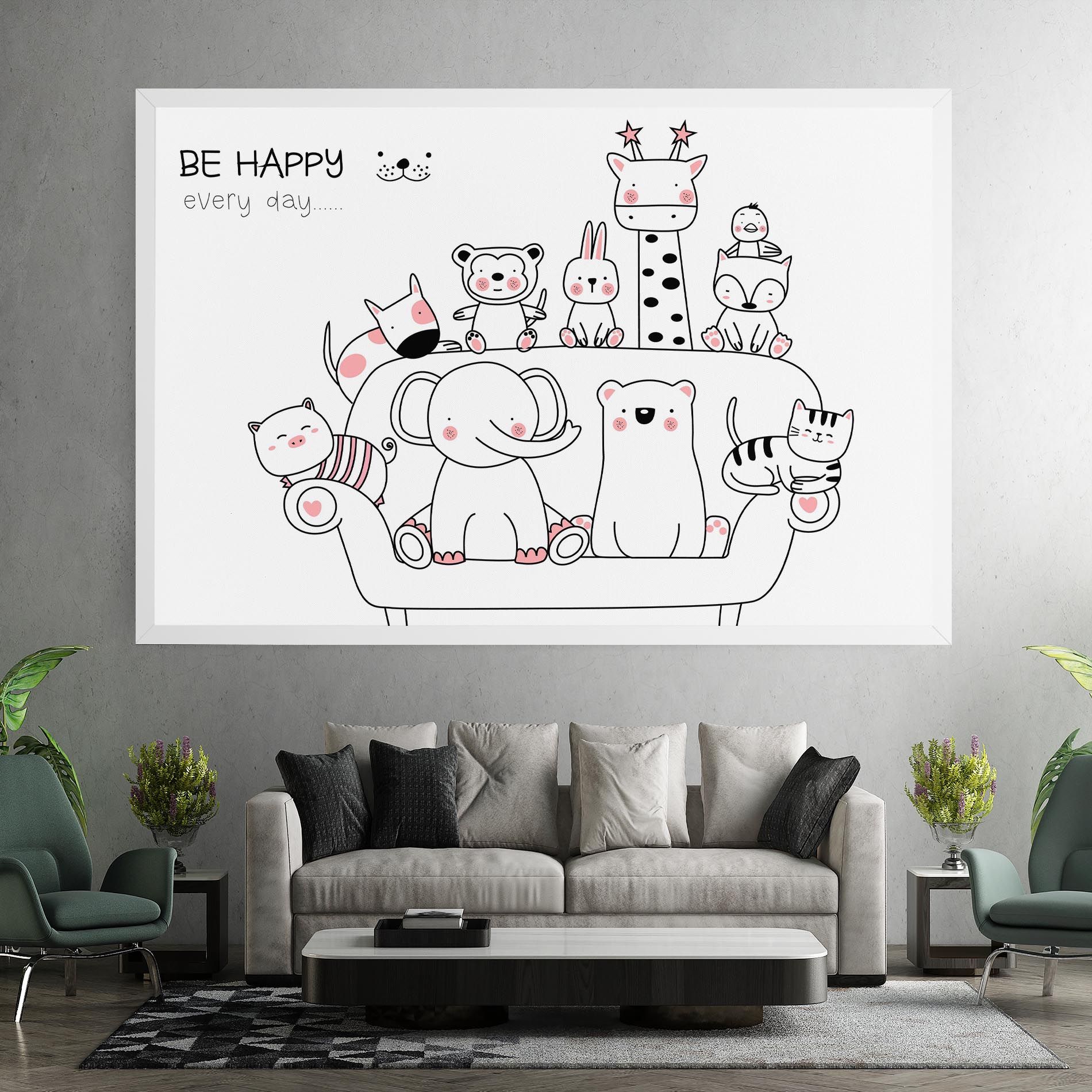 Be Happy Animals mockup 7