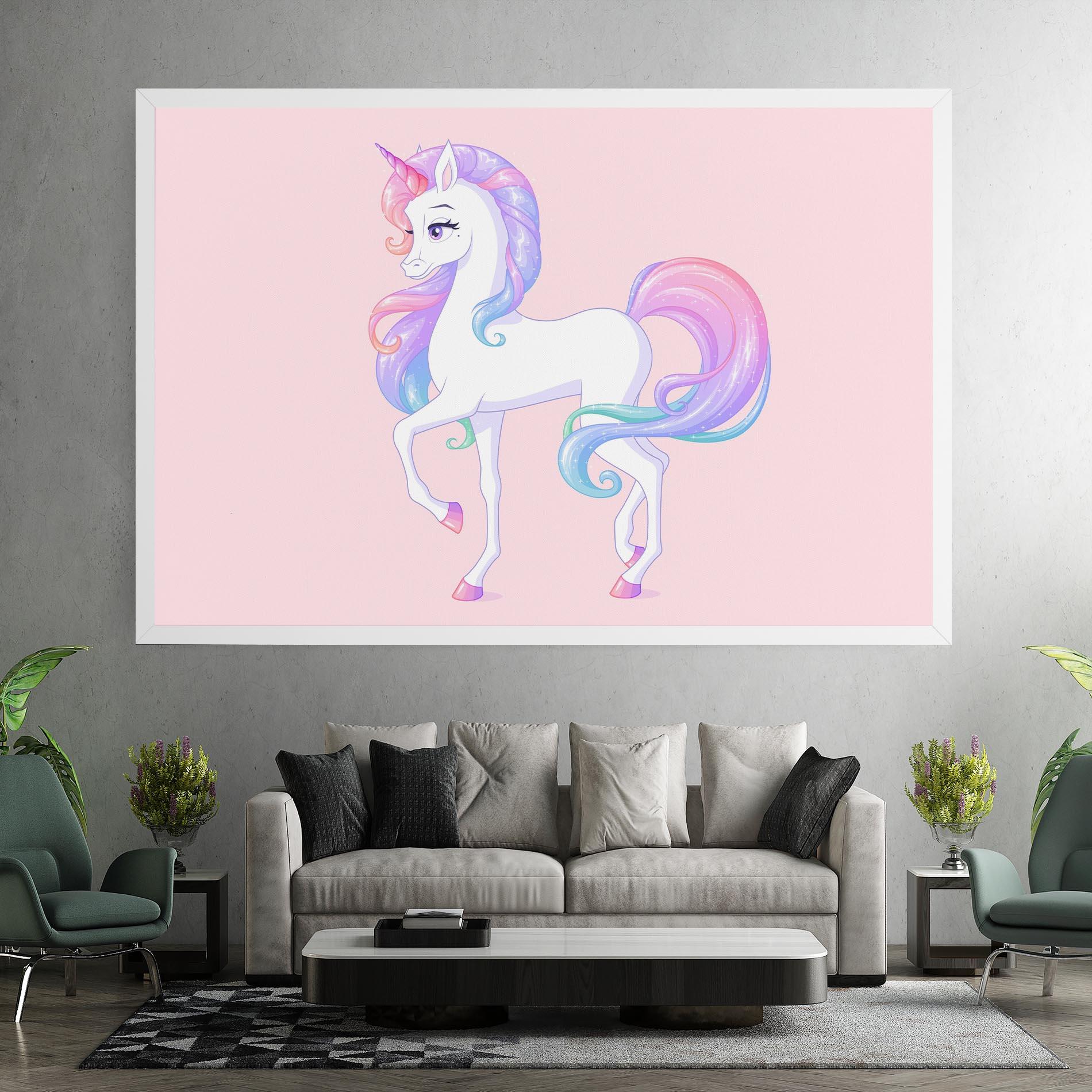 Tablou Canvas Beautiful Unicorn mockup 7