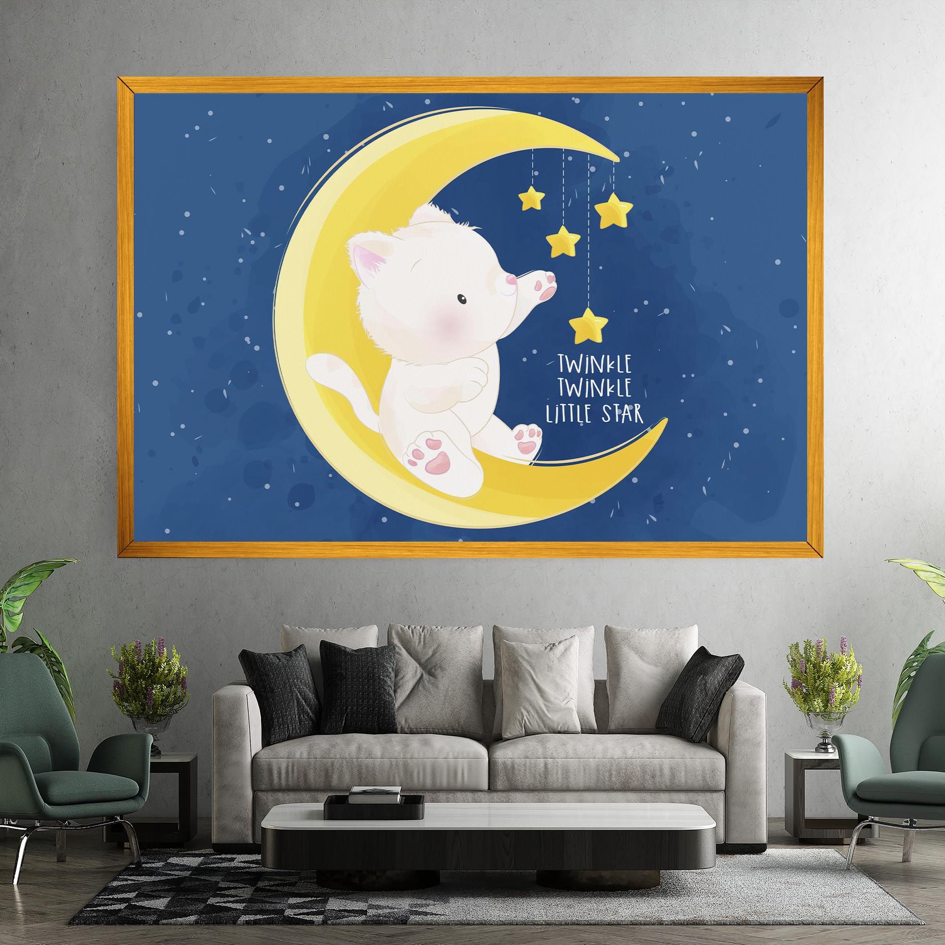 Cat Moon Star mockup 7