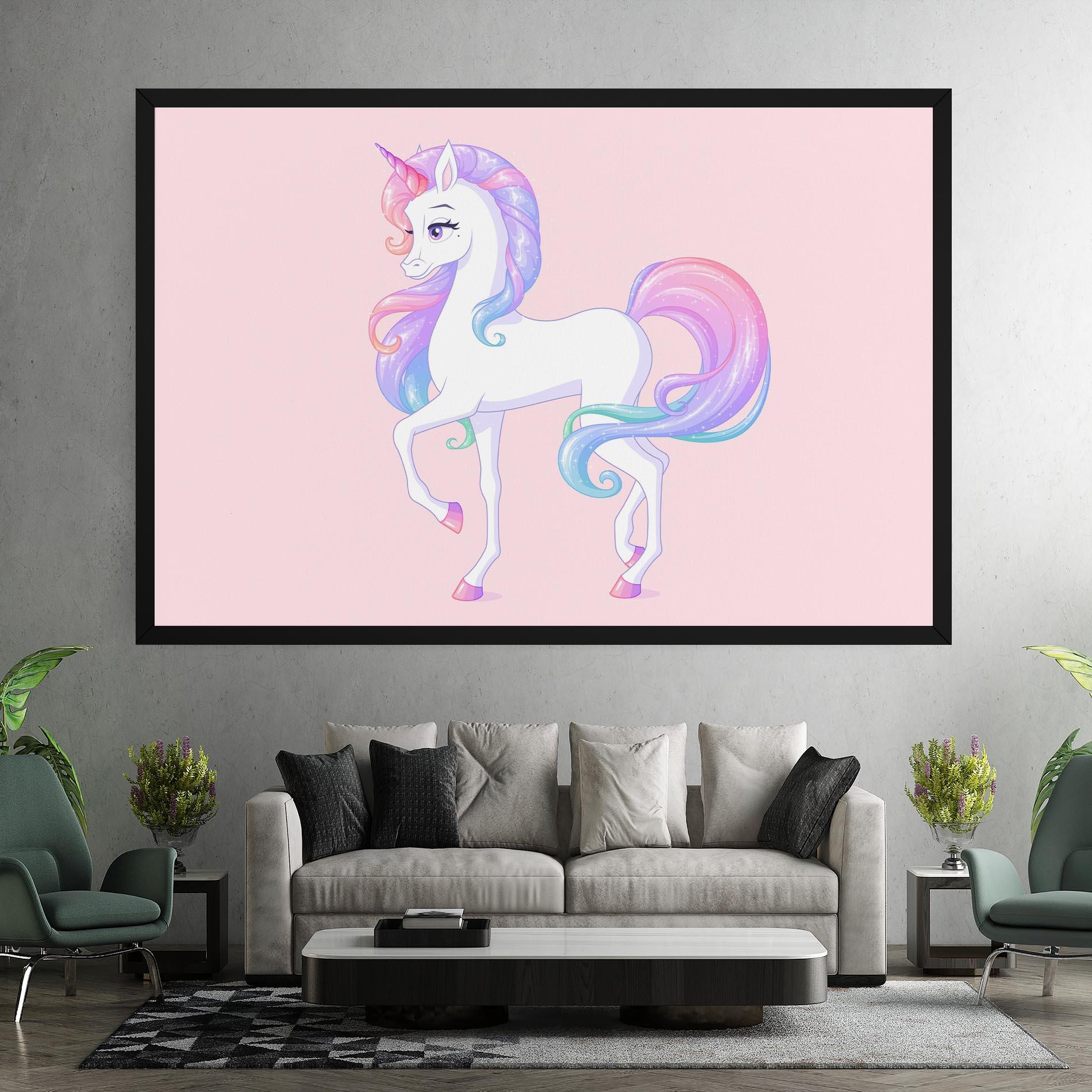 Tablou Canvas Beautiful Unicorn mockup 7