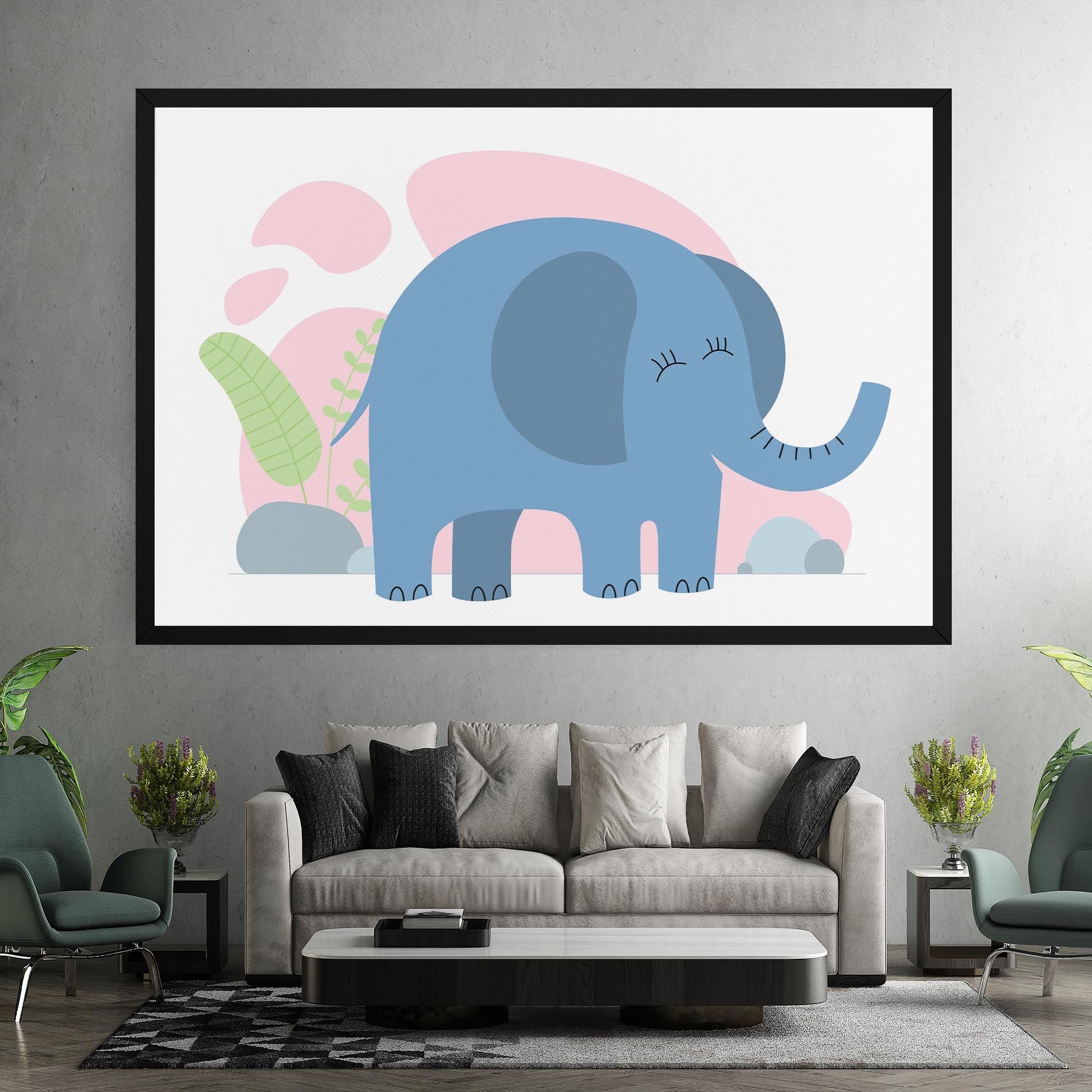 Leaf Cute Elephant mockup 7