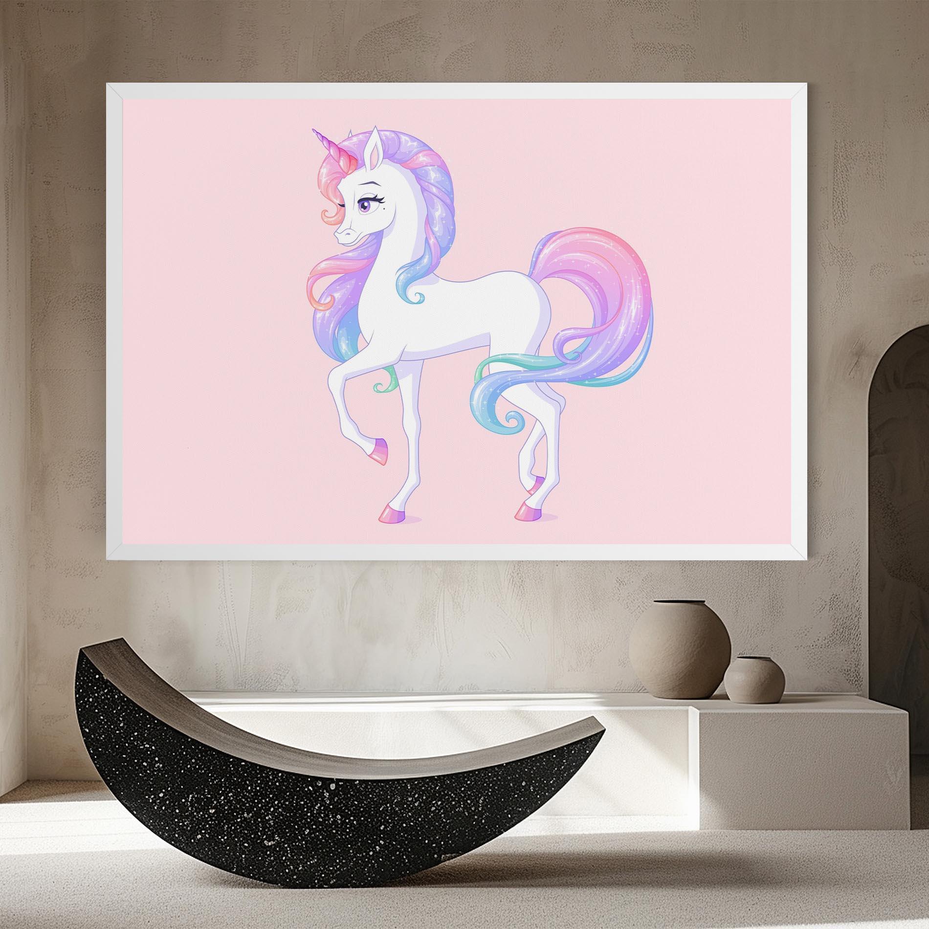 Tablou Canvas Beautiful Unicorn mockup 8
