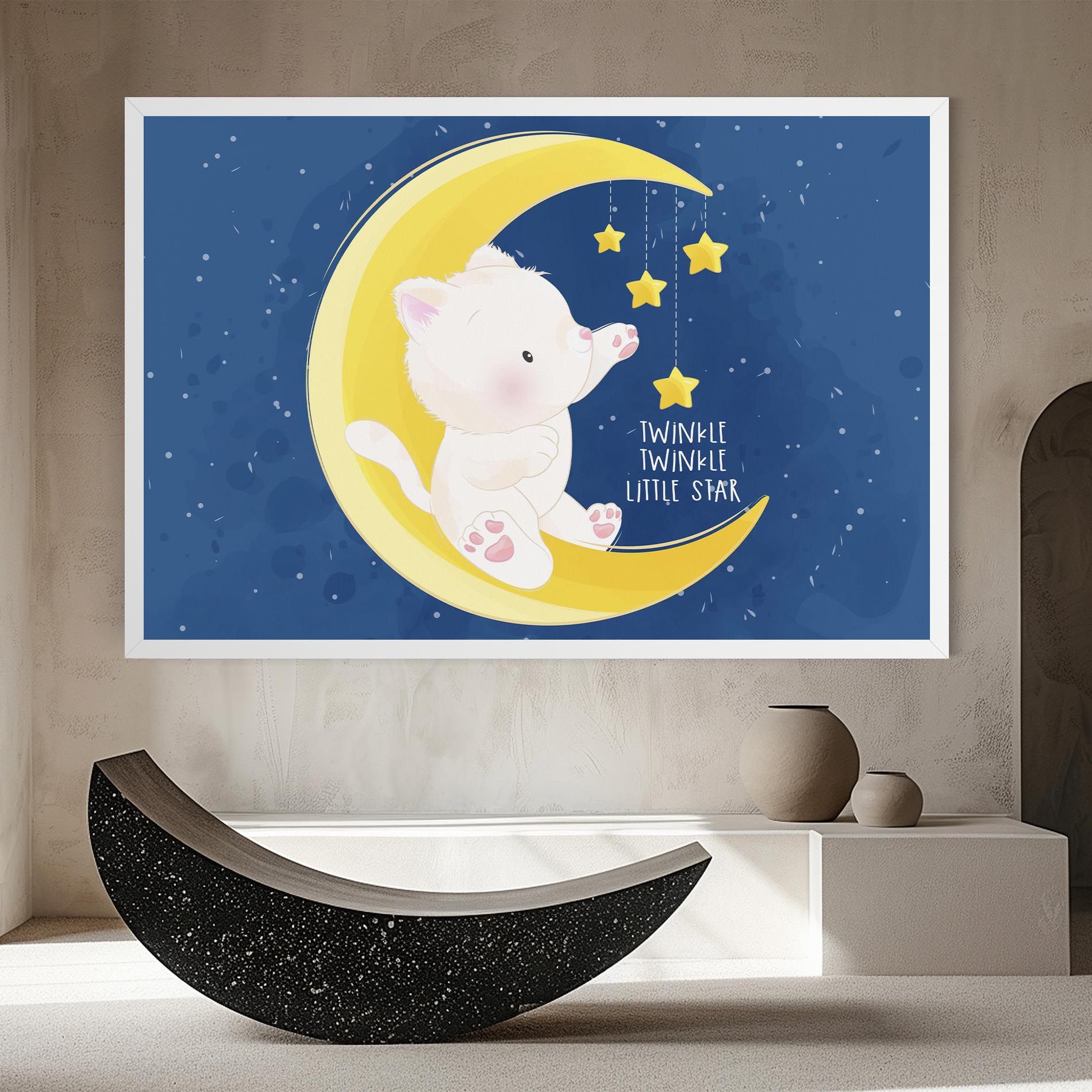 Cat Moon Star mockup 8