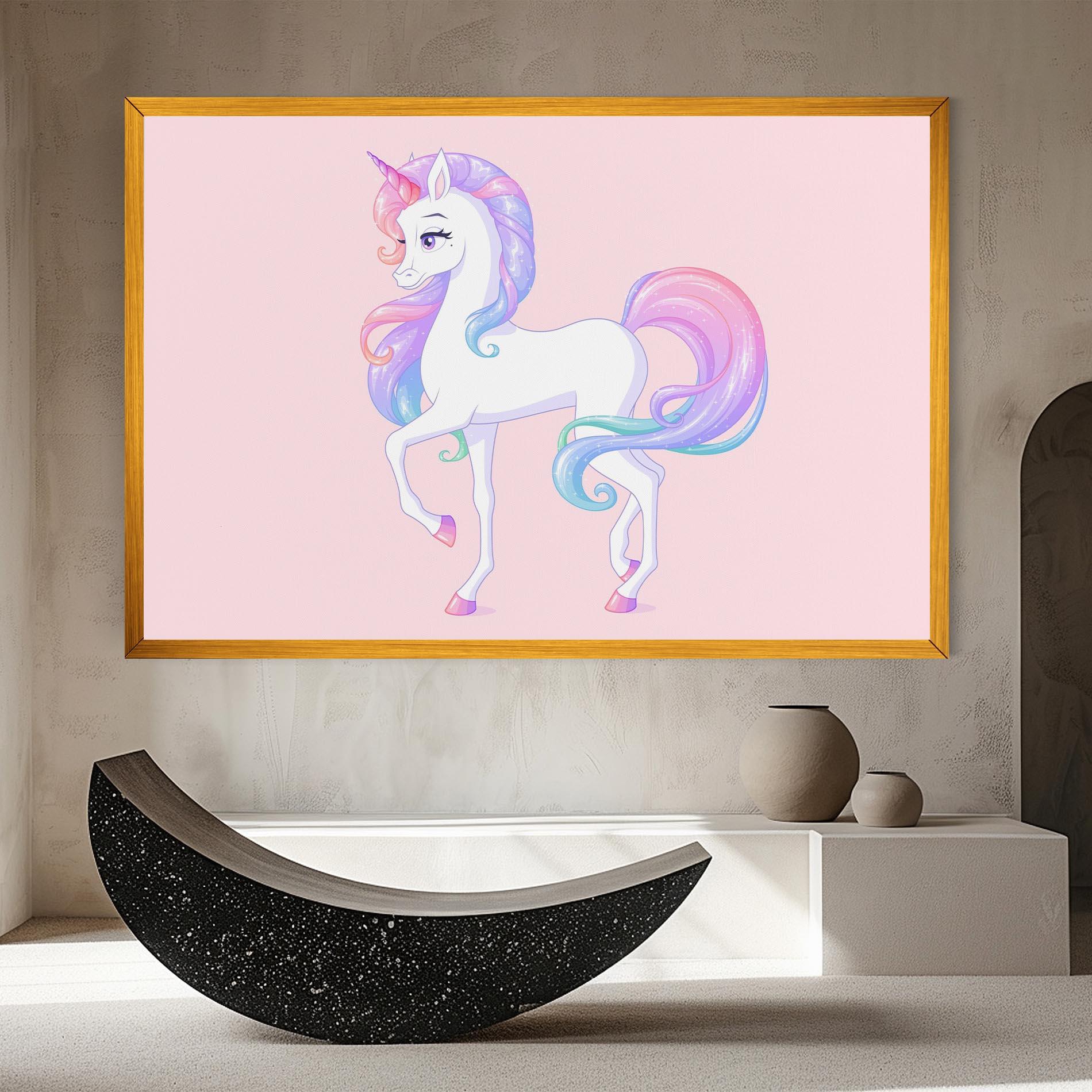 Tablou Canvas Beautiful Unicorn mockup 8