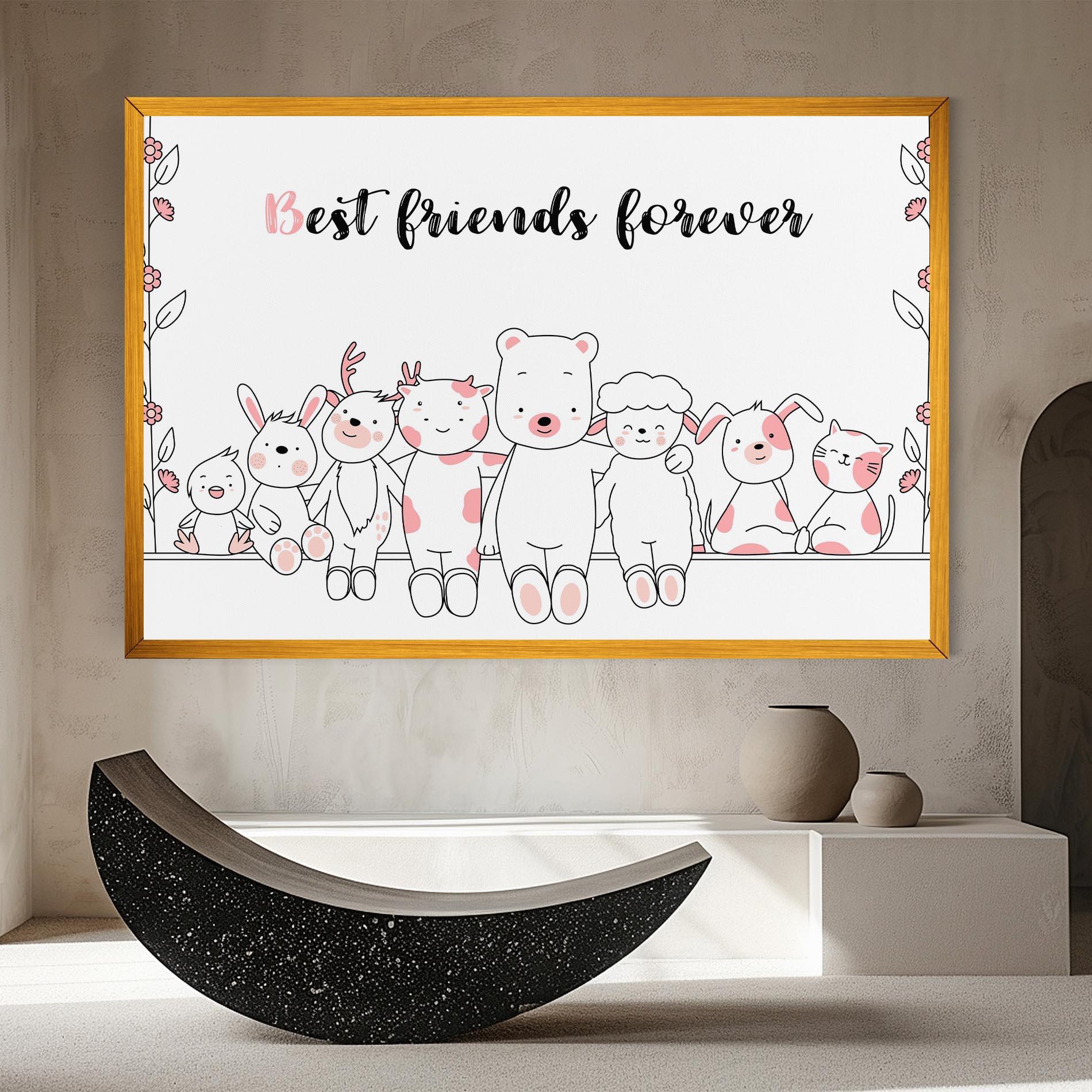 Tablou Canvas Friends Forever mockup 8
