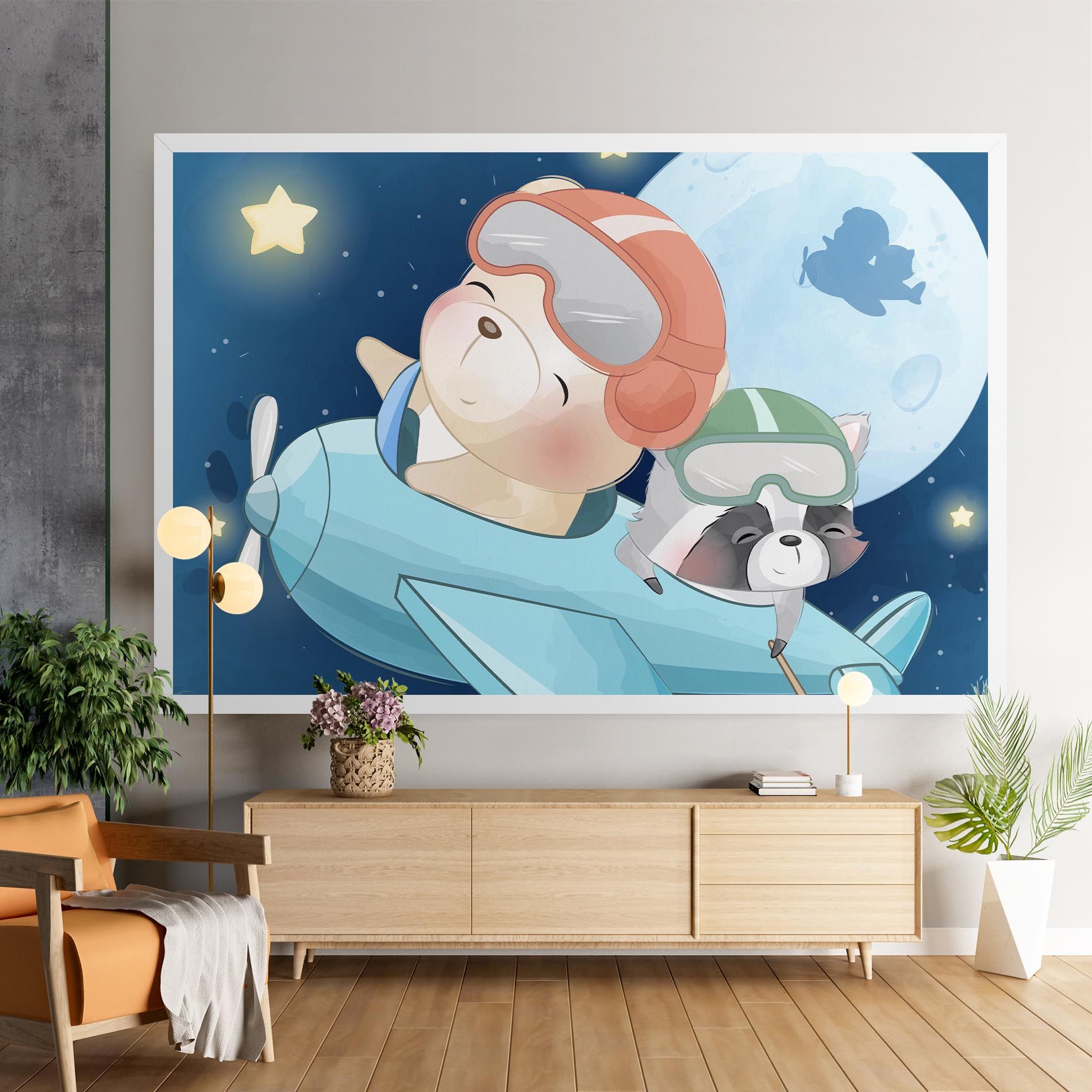 Bear Flying Star mockup 9