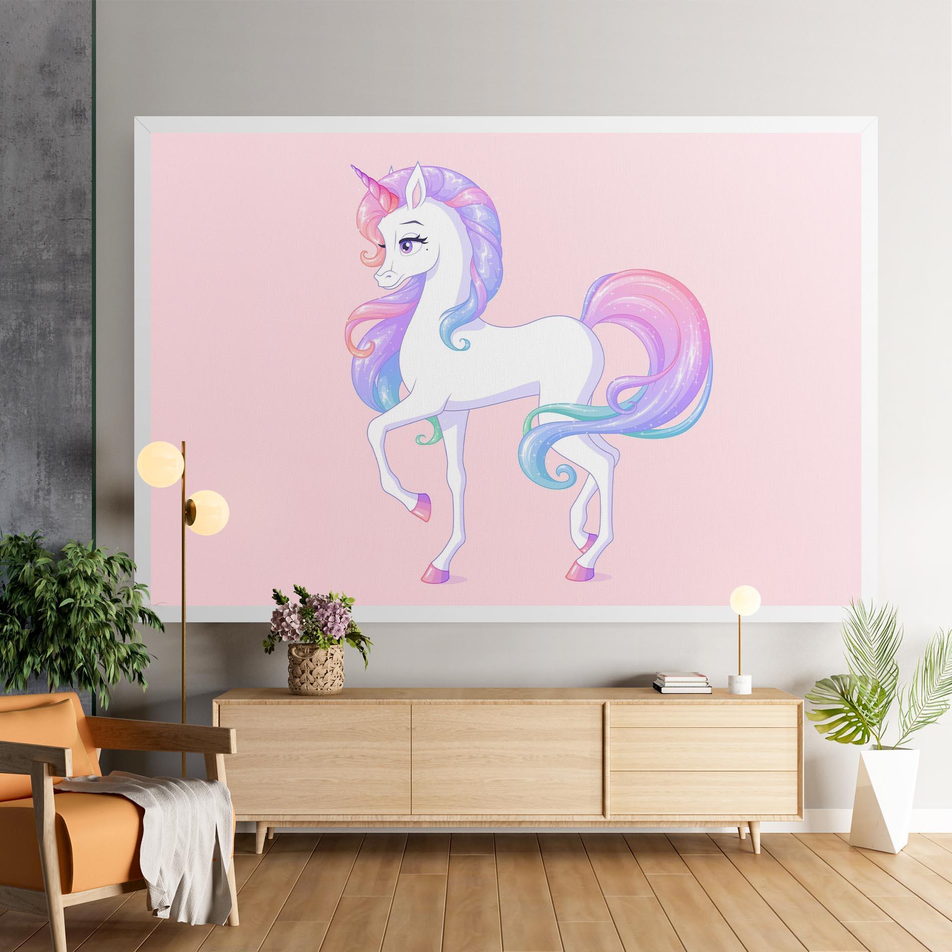 Tablou Canvas Beautiful Unicorn mockup 9