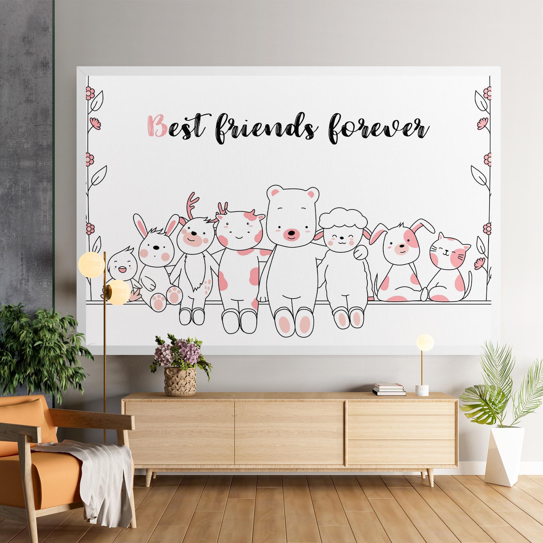 Tablou Canvas Friends Forever mockup 9