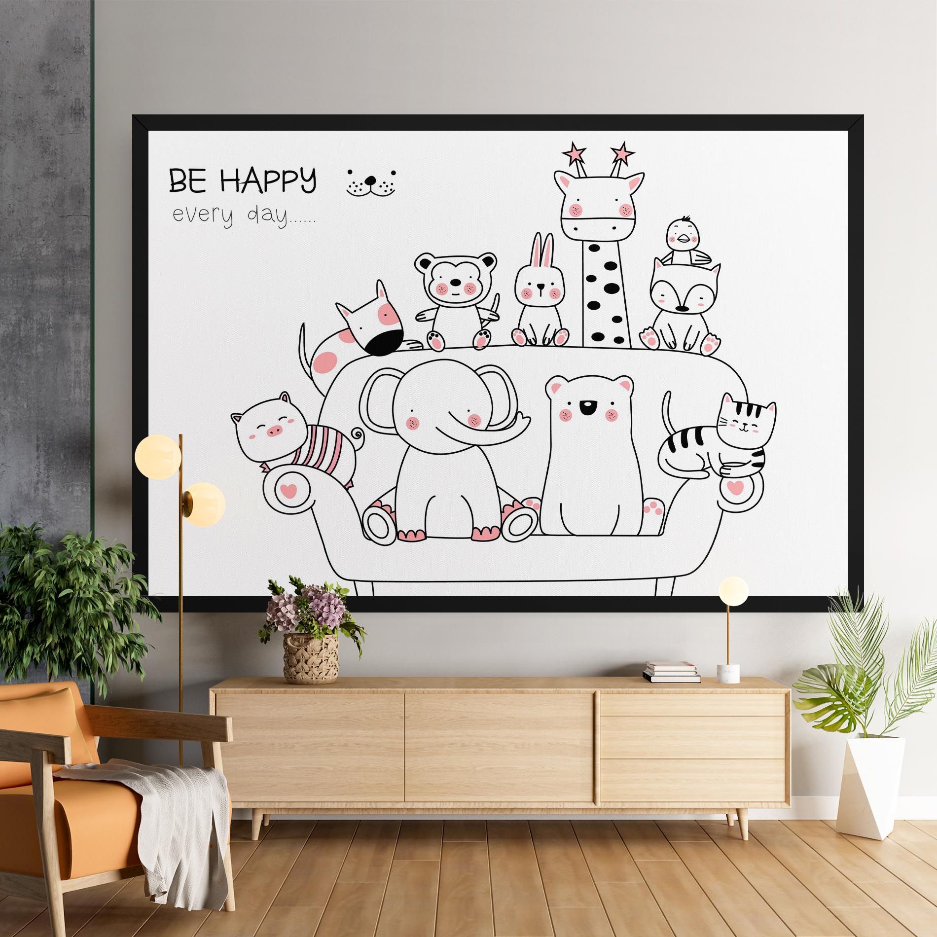 Be Happy Animals mockup 9