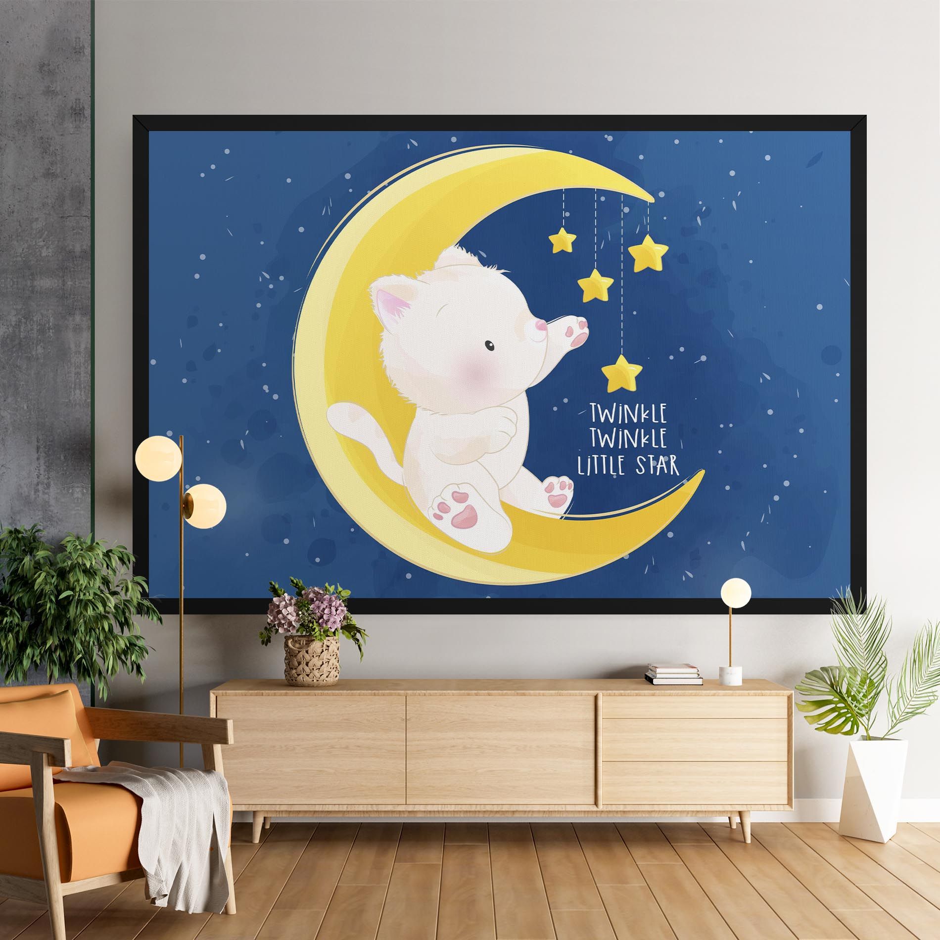 Cat Moon Star mockup 9