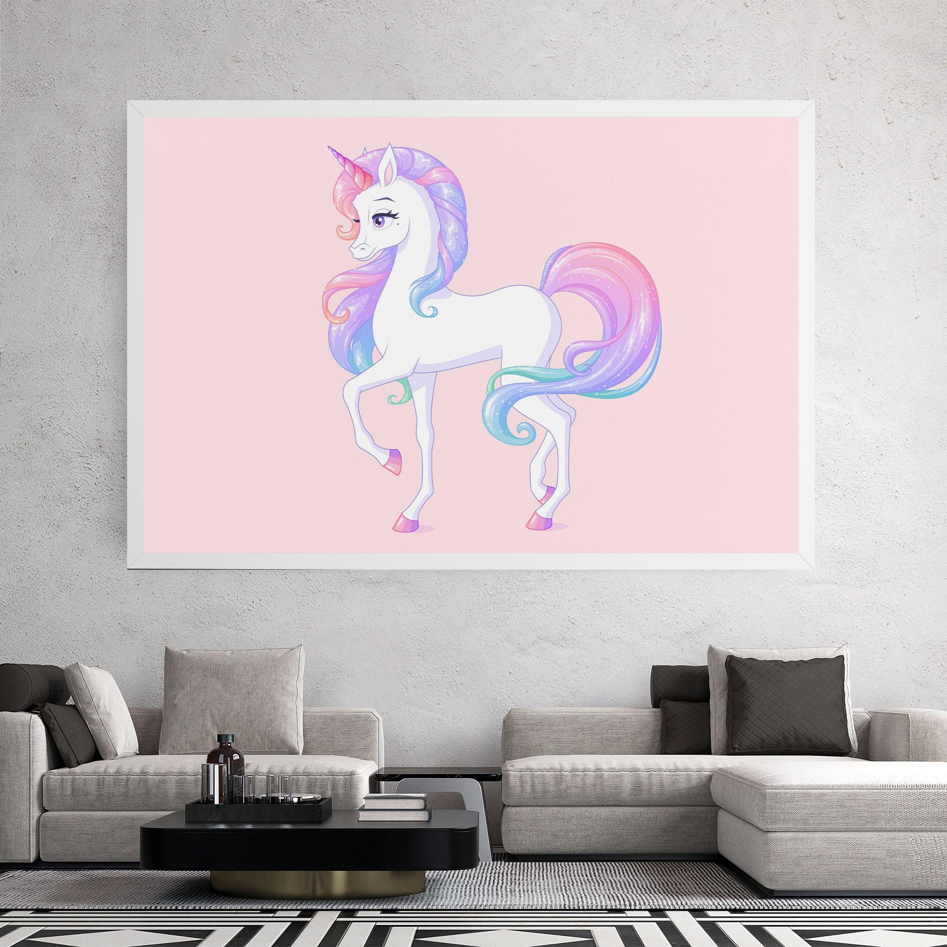 Tablou Canvas Beautiful Unicorn mockup 2