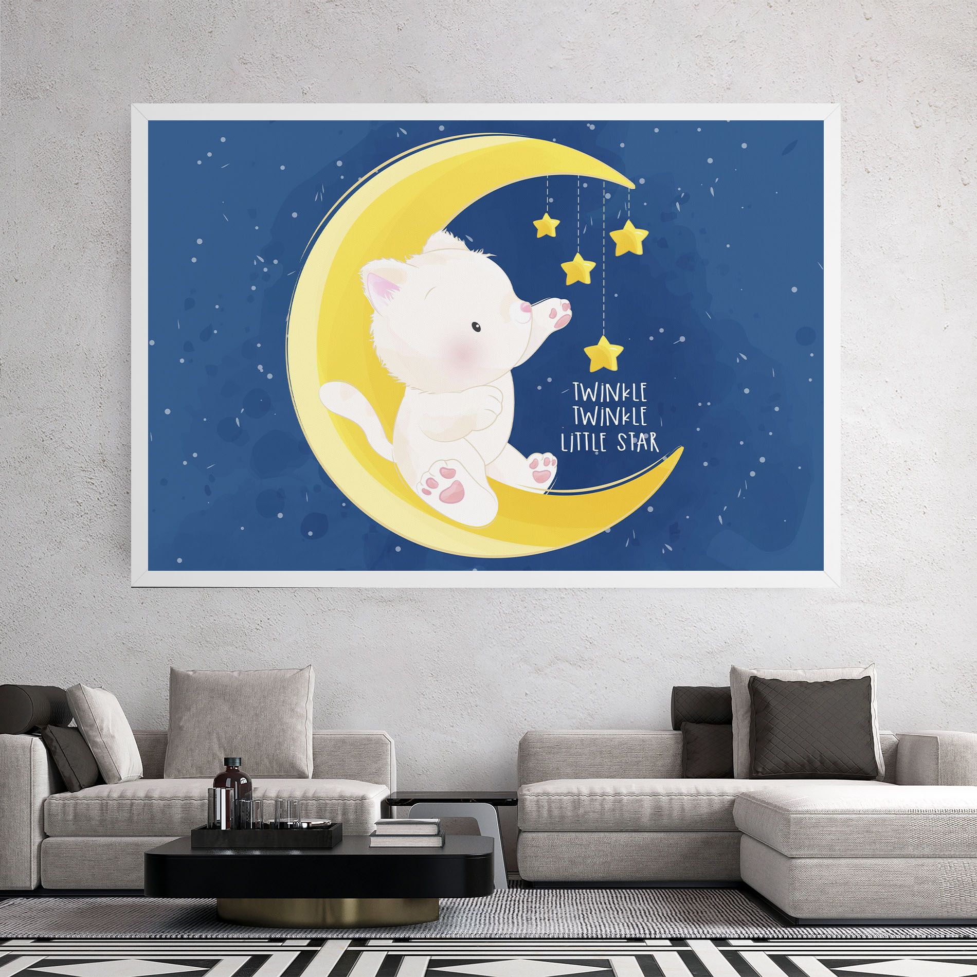 Cat Moon Star mockup 2