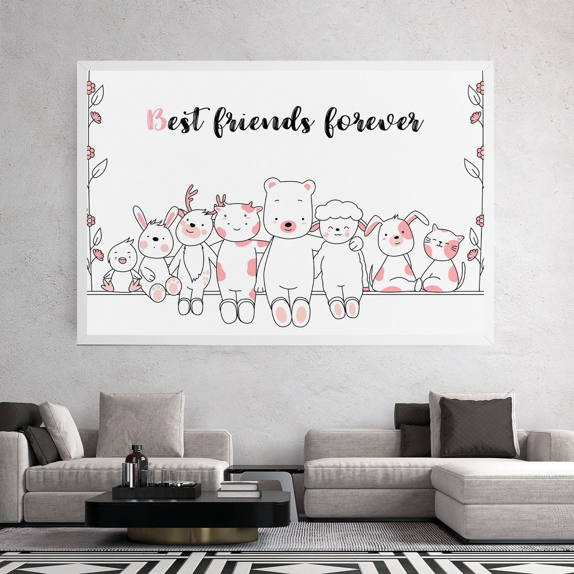 Tablou Canvas Friends Forever mockup 2