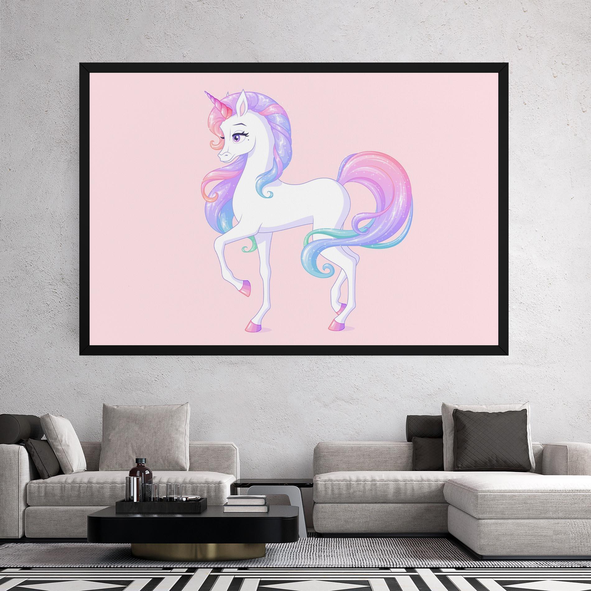 Tablou Canvas Beautiful Unicorn mockup 2
