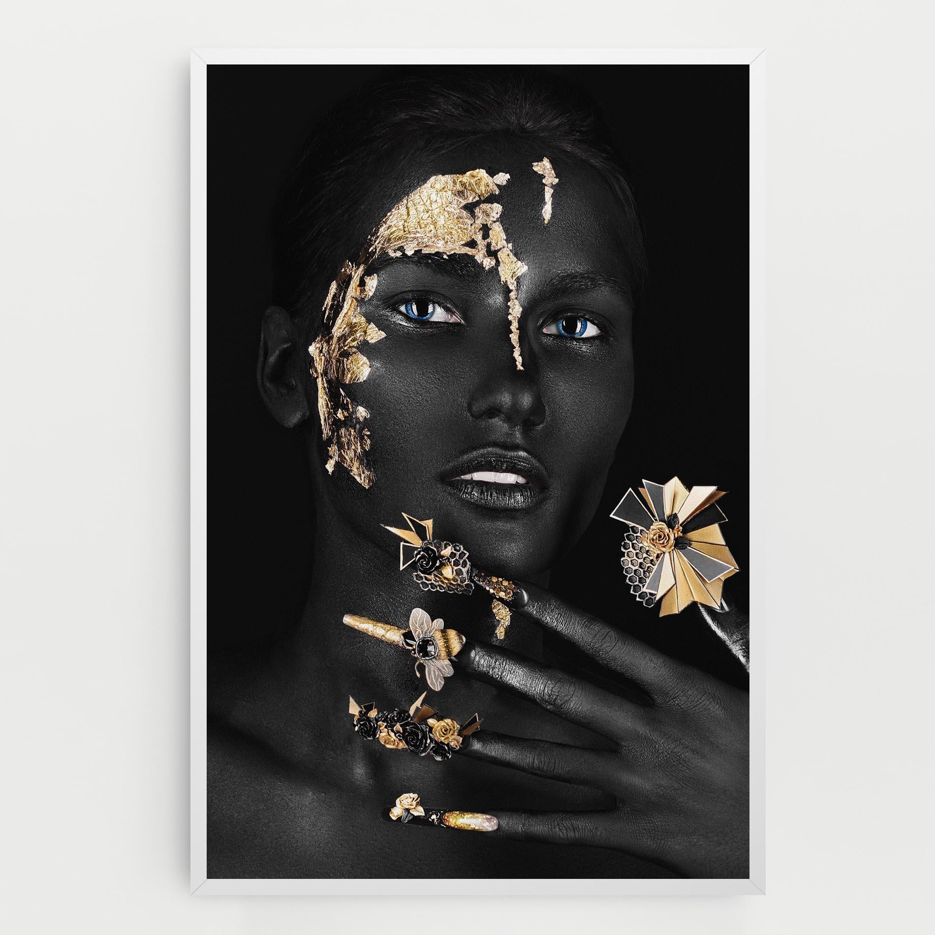 Tablou Canvas Black Art Makeup mockup 0
