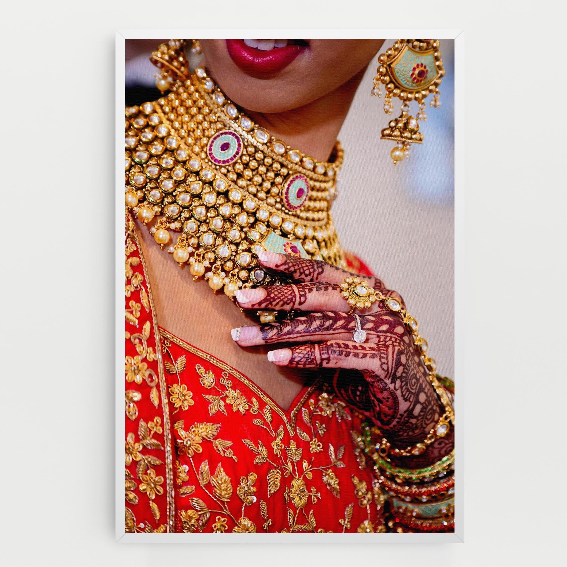 Tablou Canvas Gold Beautiful Jewelry mockup 0