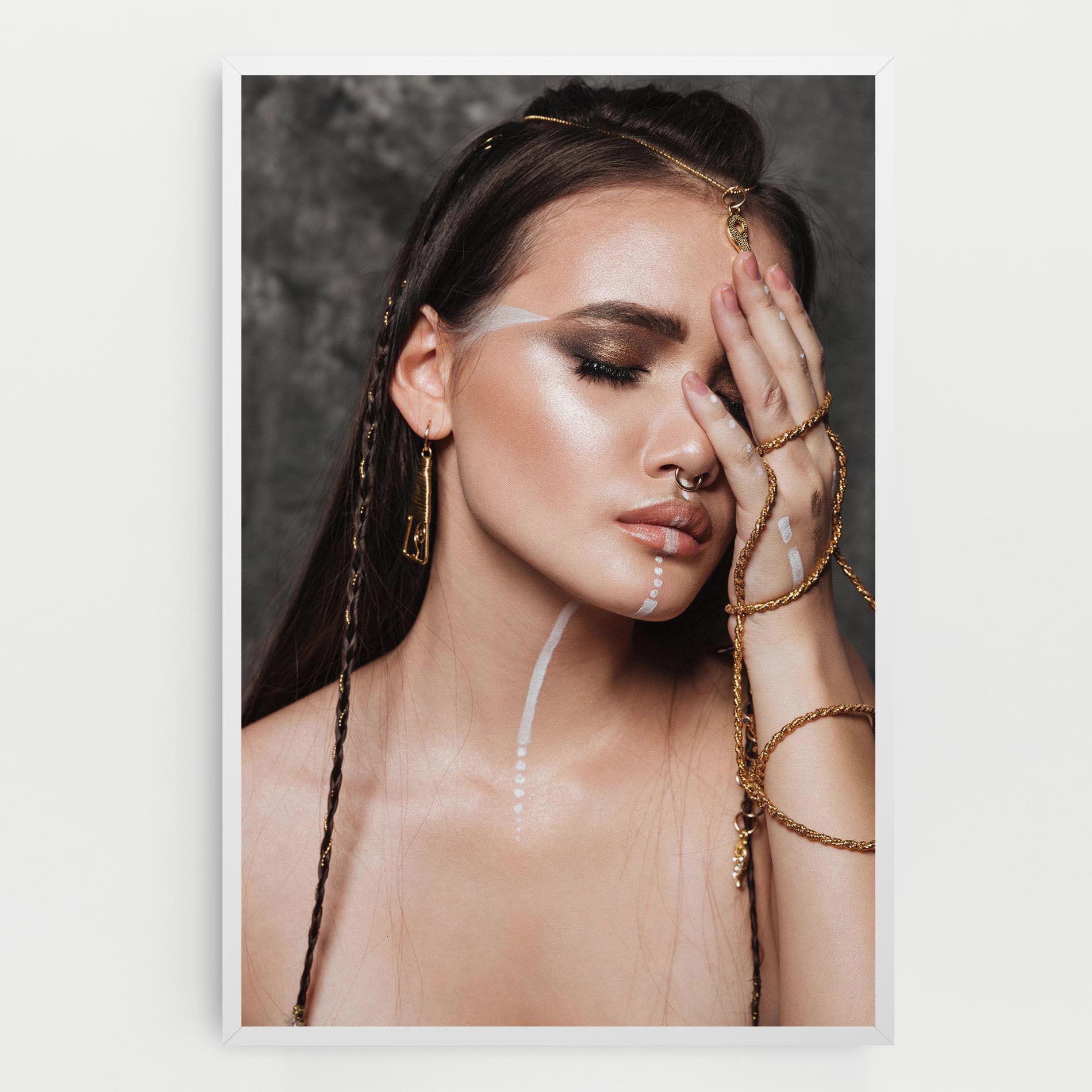 Tablou Canvas Gold Hand Accessory mockup 0