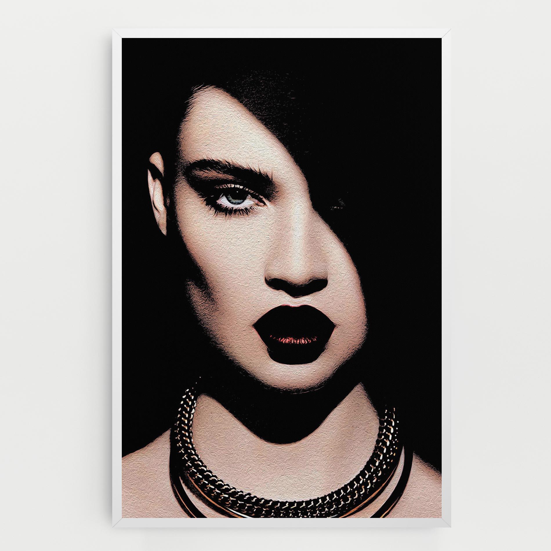 Tablou Canvas Gold Necklace mockup 0