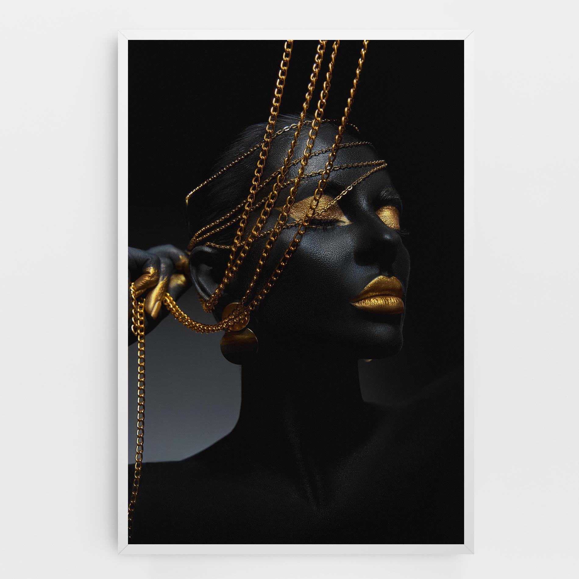 Tablou Canvas Pretty Gold Chain mockup 0