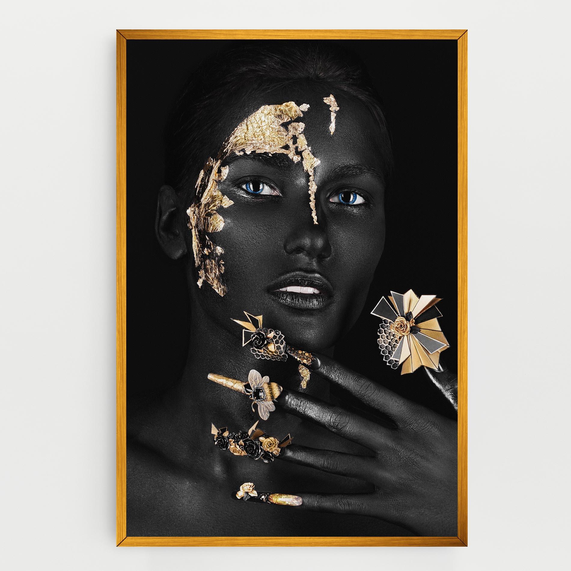 Tablou Canvas Black Art Makeup mockup 0