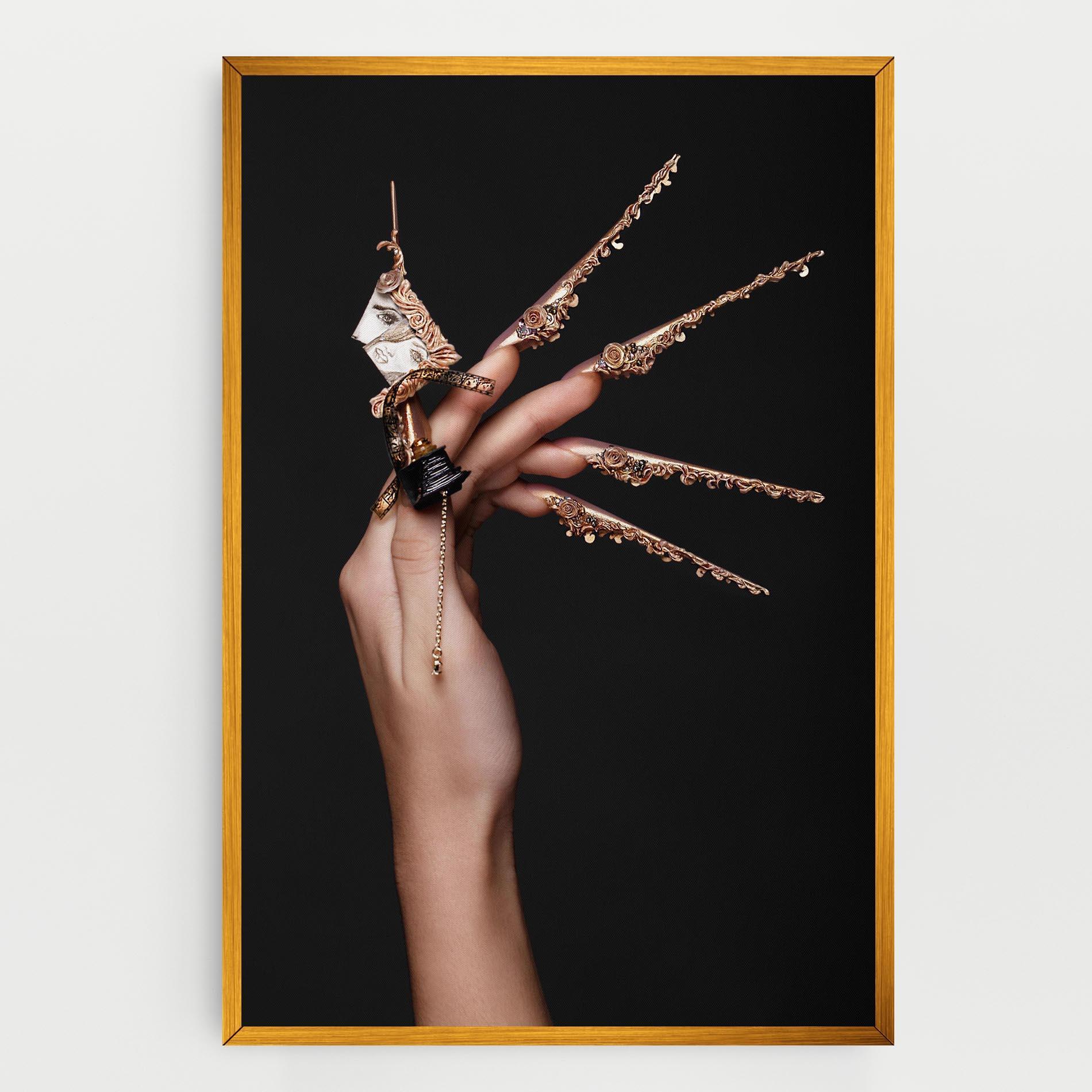 Tablou Canvas Creative Design Nails mockup 0