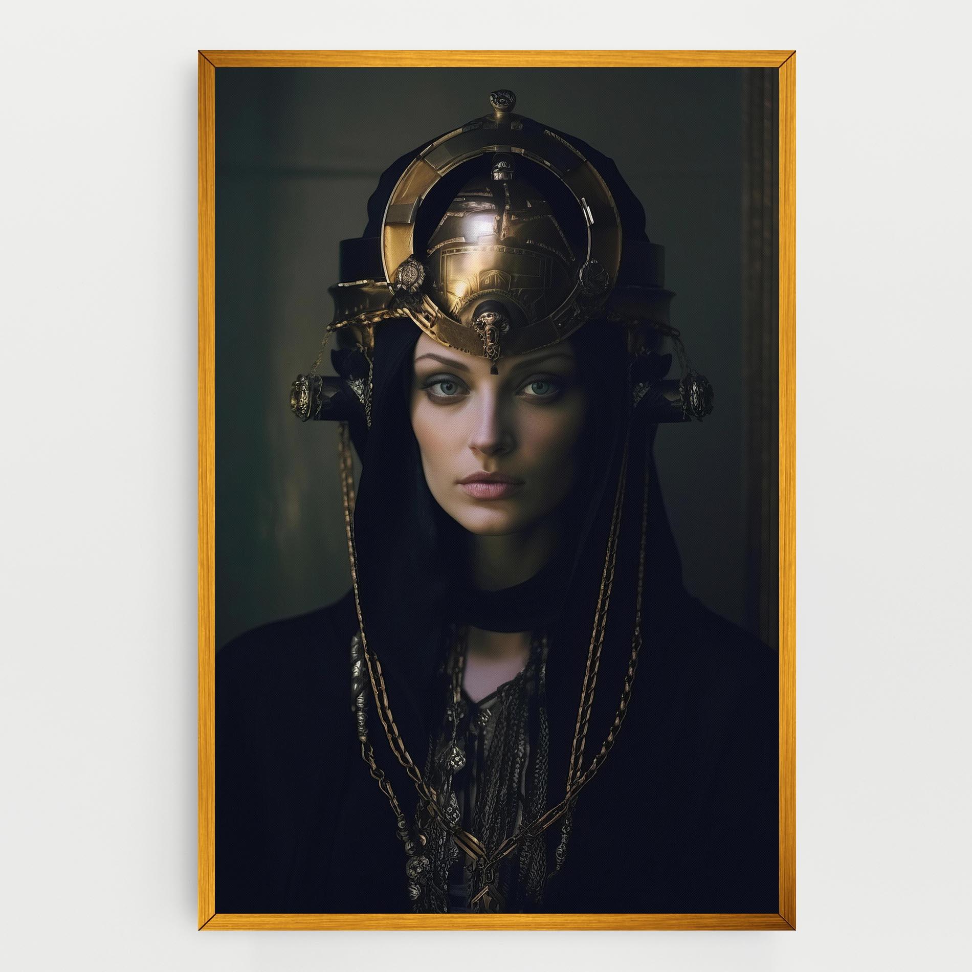 Tablou Canvas Gold Headpiece mockup 0