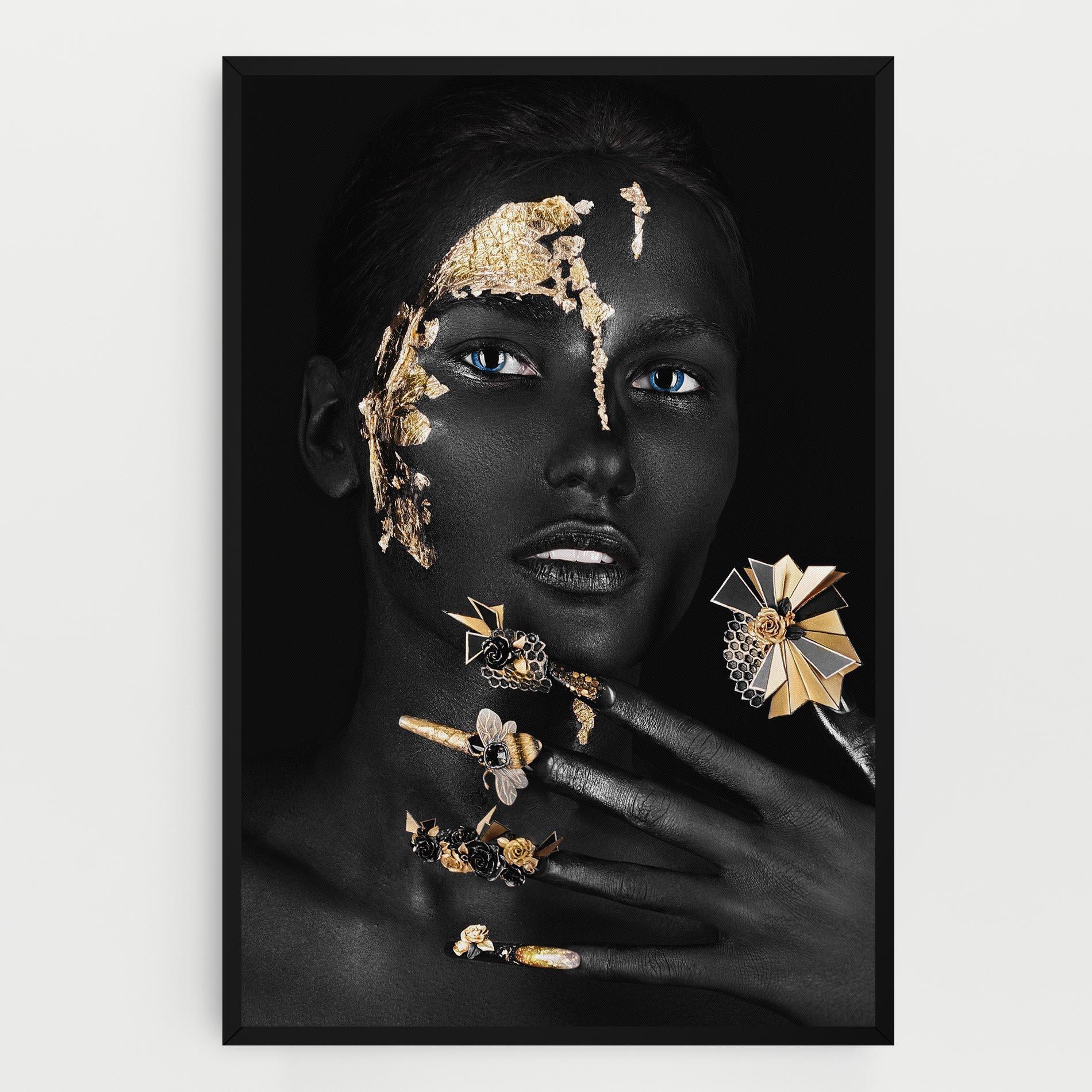 Tablou Canvas Black Art Makeup mockup 0