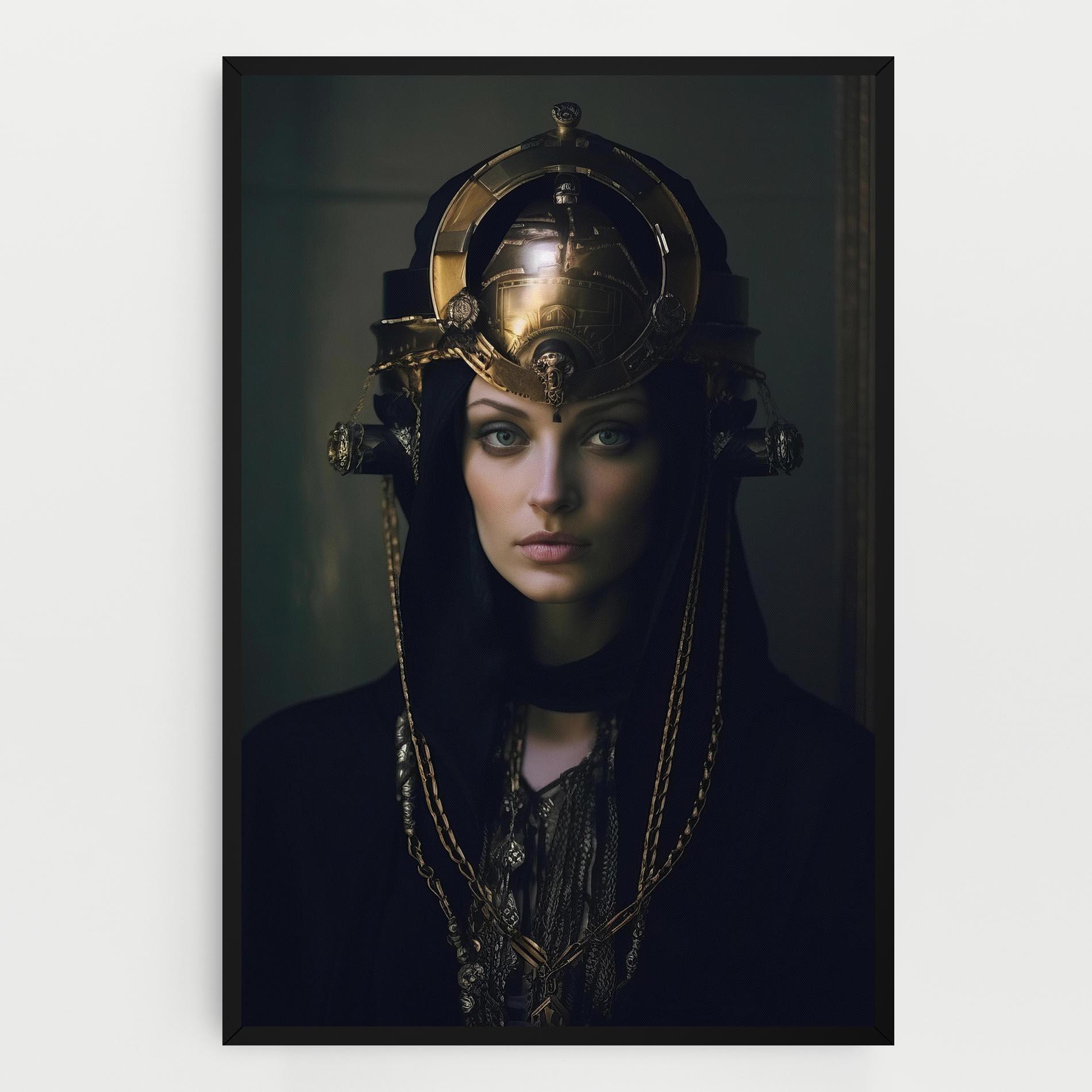 Tablou Canvas Gold Headpiece mockup 0