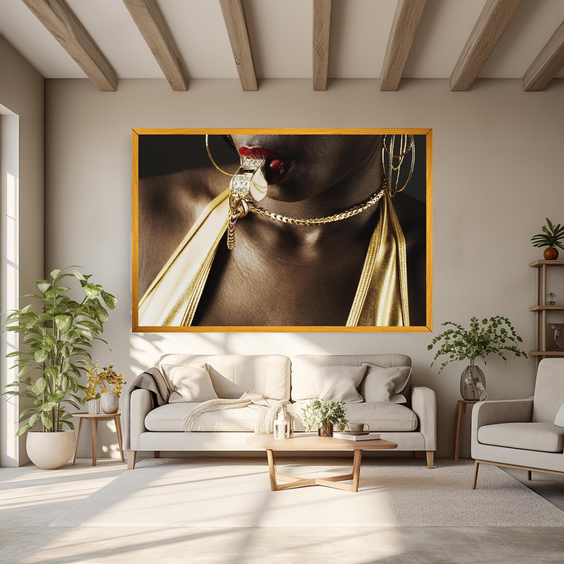 Tablou Canvas Golden Whistle mockup 6