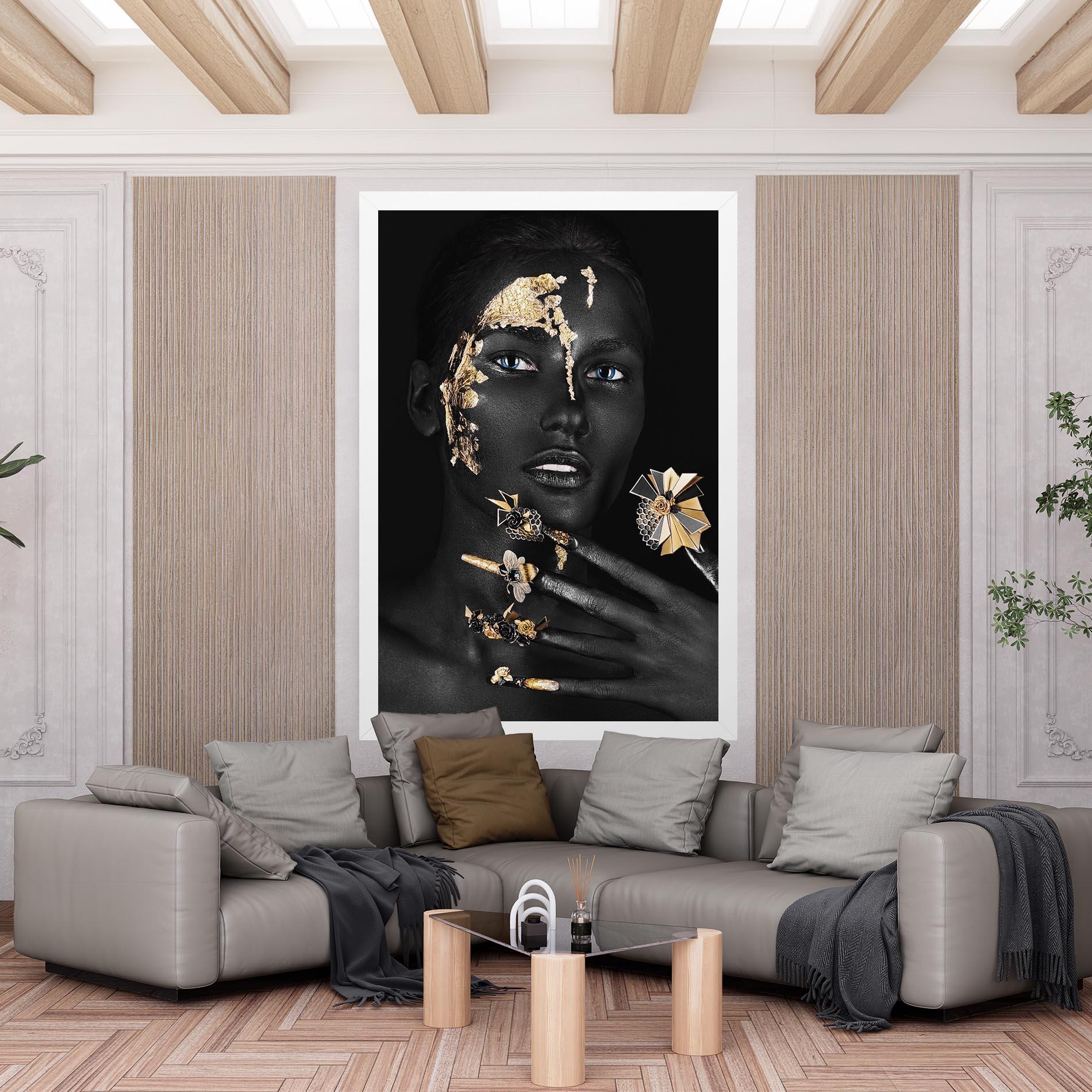 Tablou Canvas Black Art Makeup mockup 6