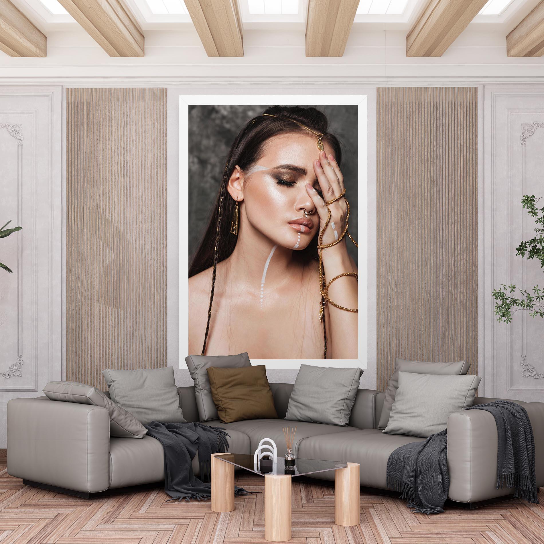 Tablou Canvas Gold Hand Accessory mockup 6