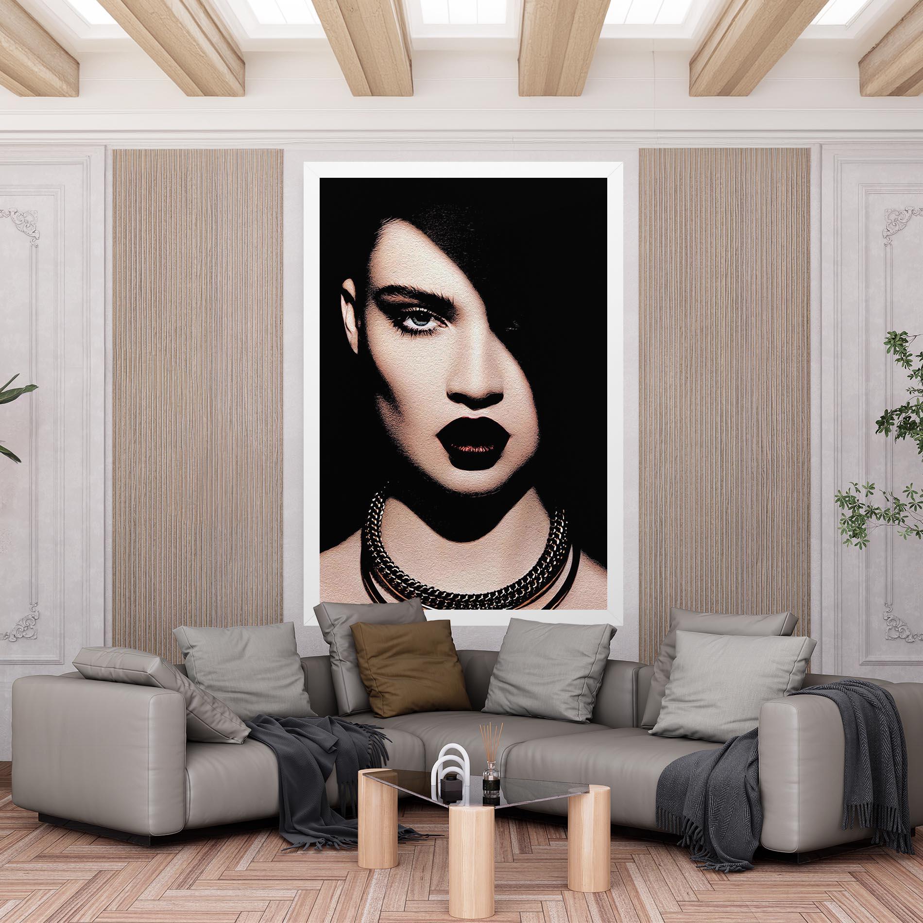 Tablou Canvas Gold Necklace mockup 6