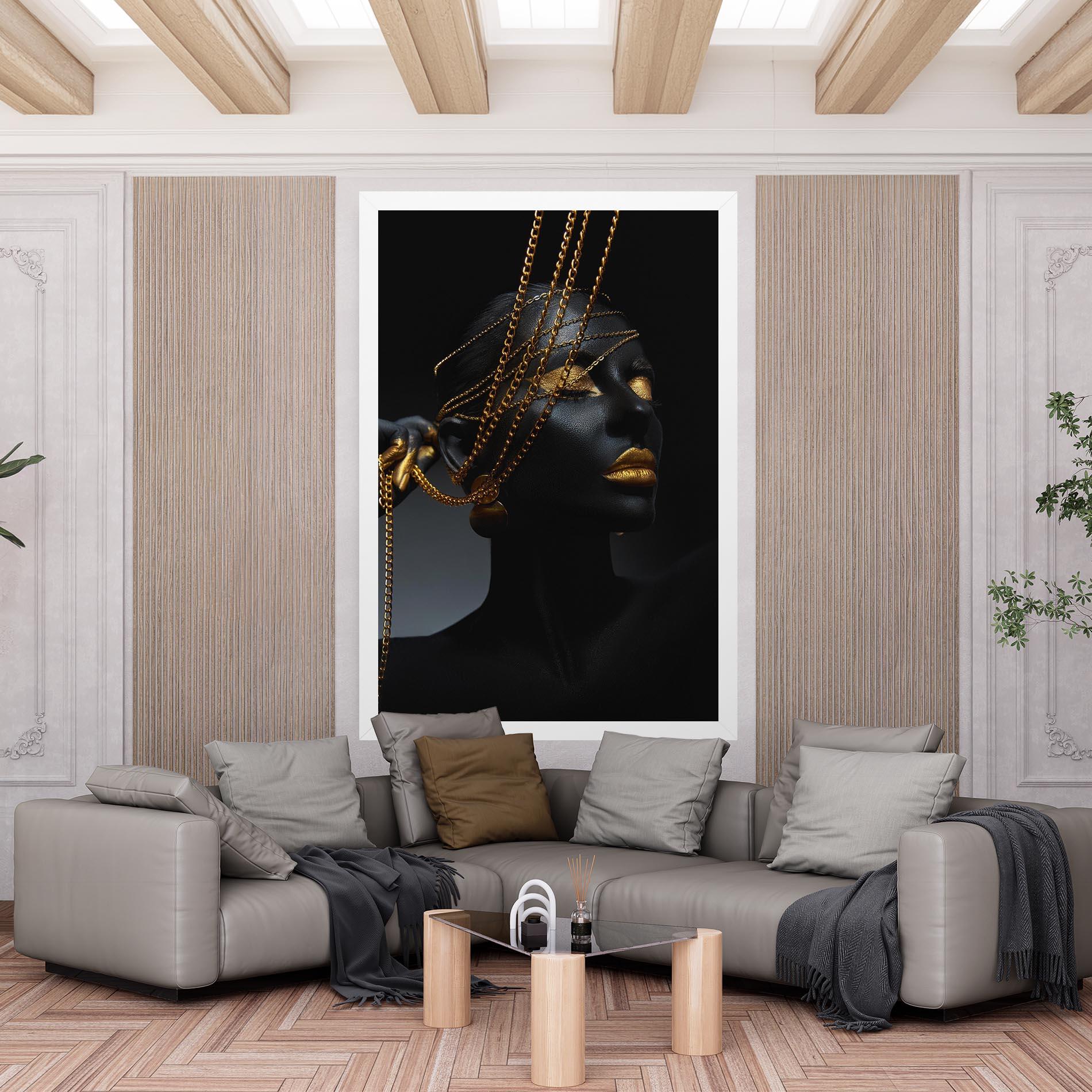 Tablou Canvas Pretty Gold Chain mockup 6