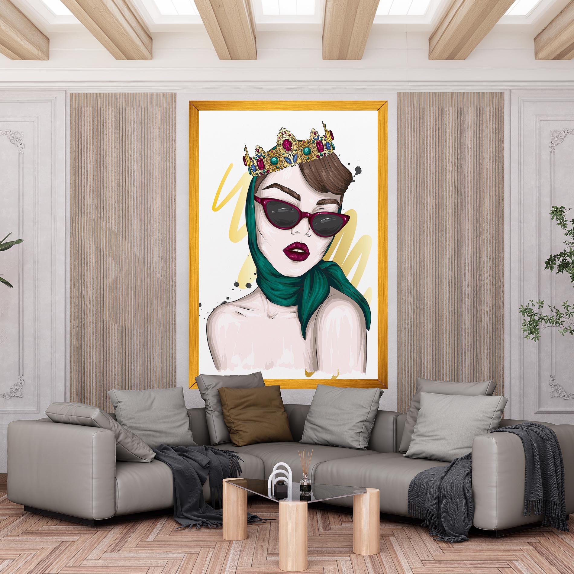 Tablou Canvas Diva Crown mockup 6