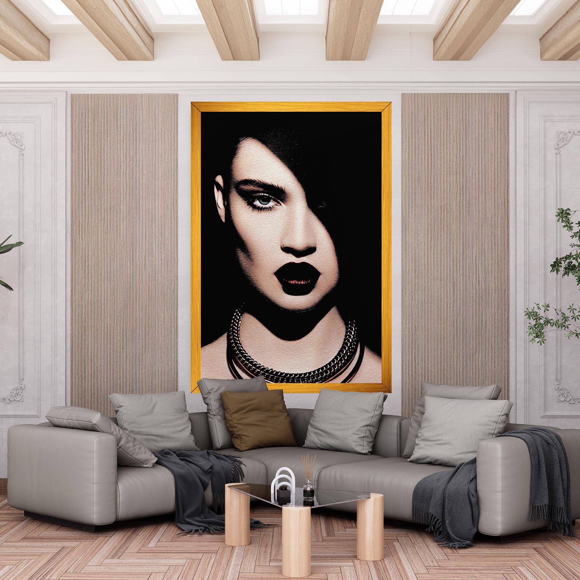 Tablou Canvas Gold Necklace mockup 6