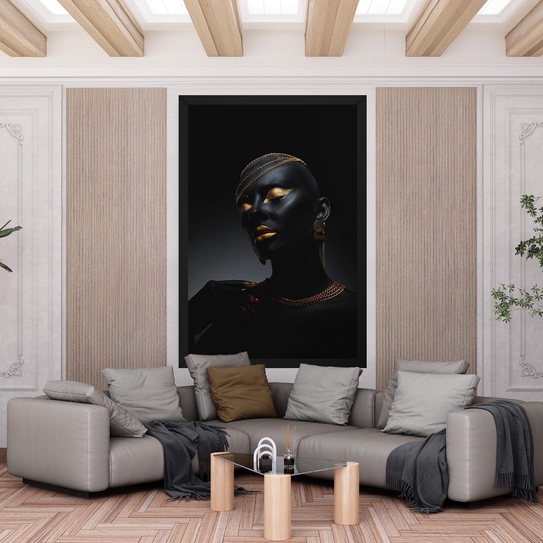 Tablou Canvas Beauty Gold mockup 6