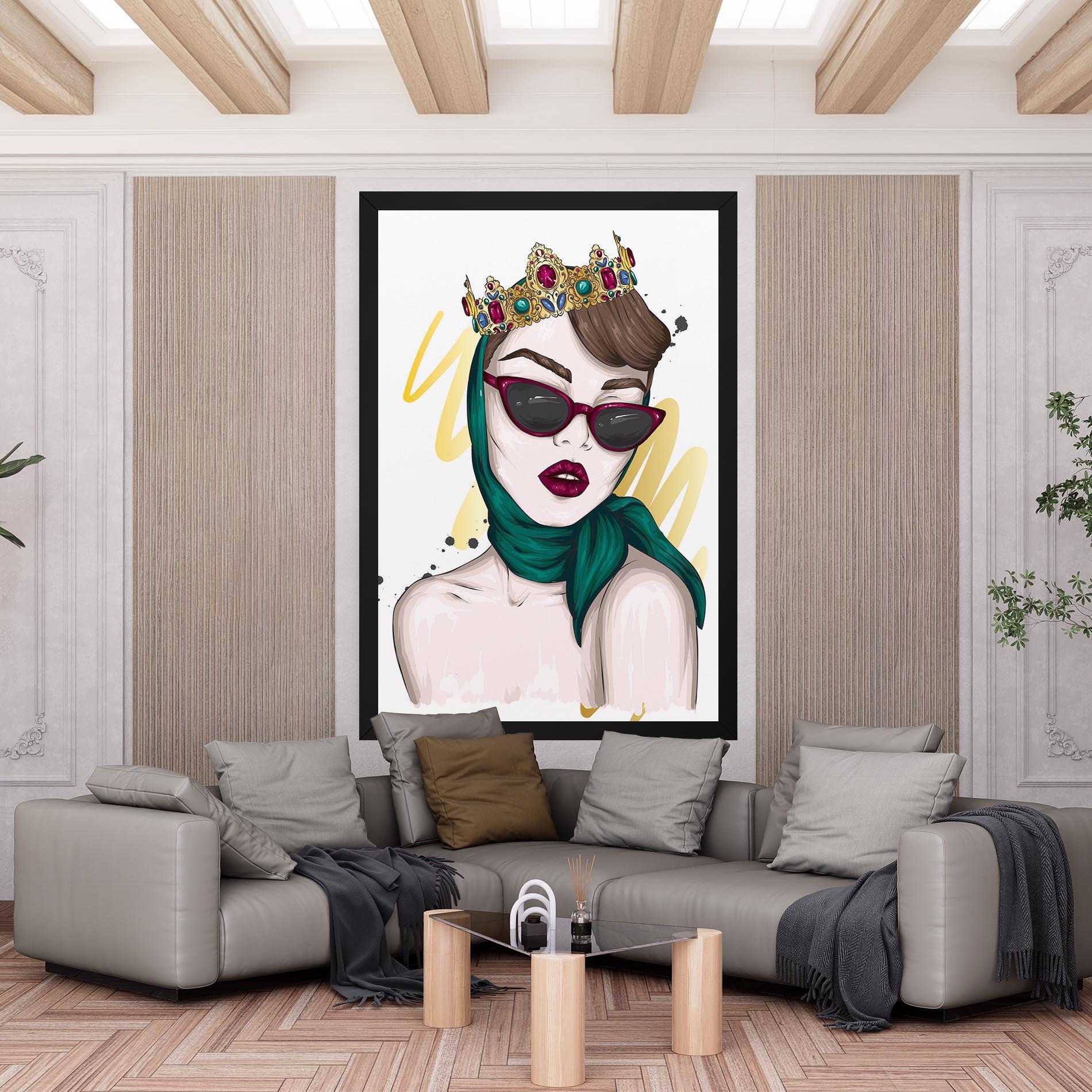 Tablou Canvas Diva Crown mockup 6